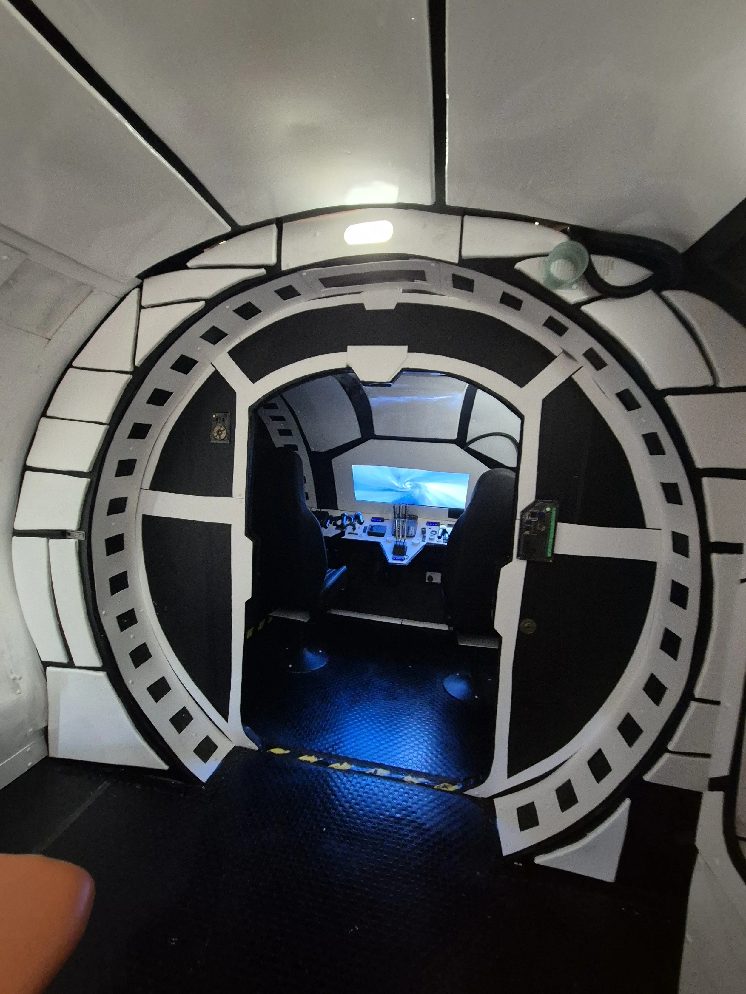 Spaceship social space and bar
