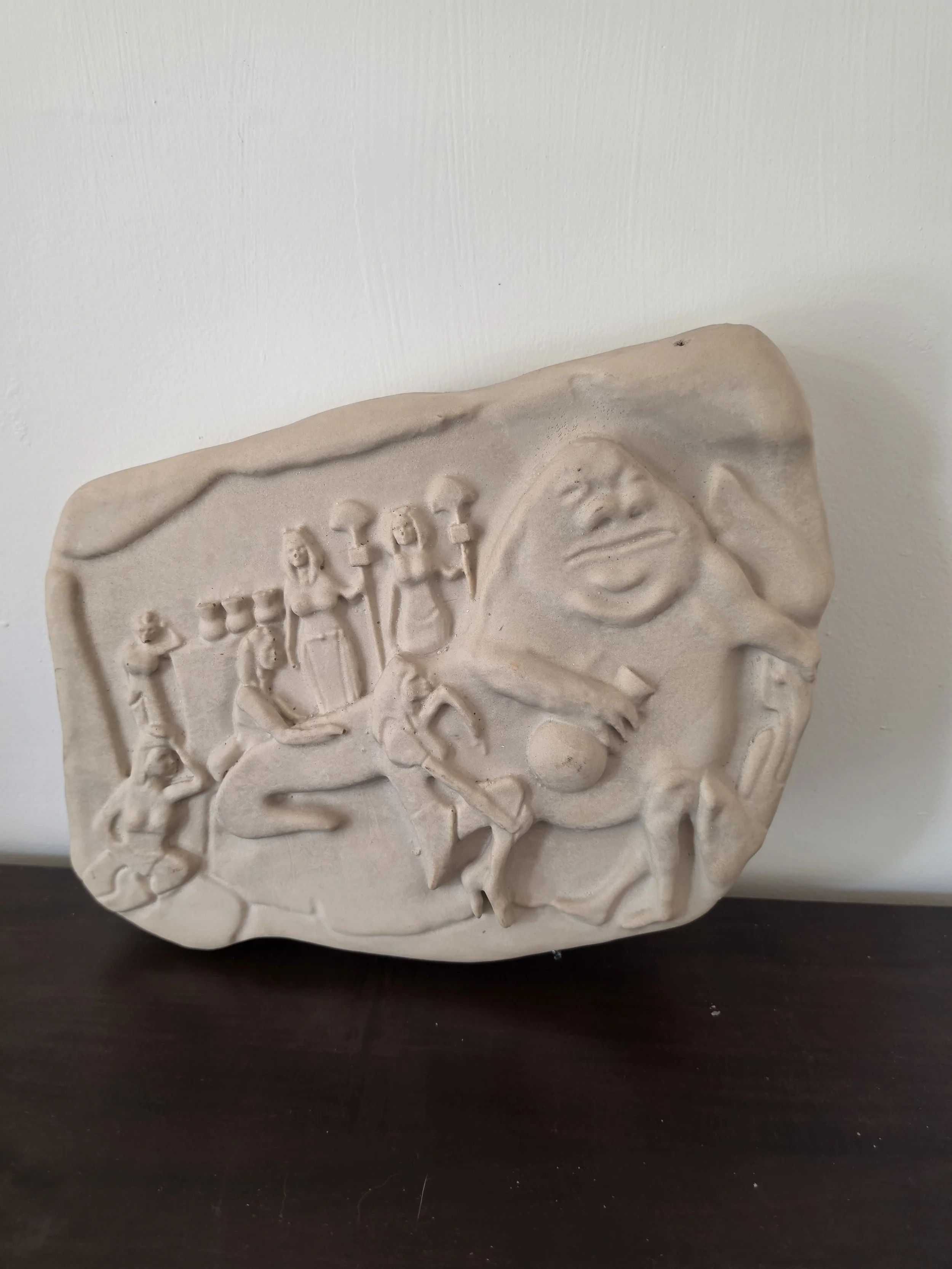 Hut Sail Barge - Faux Stone Wall Decor Display Art Prop