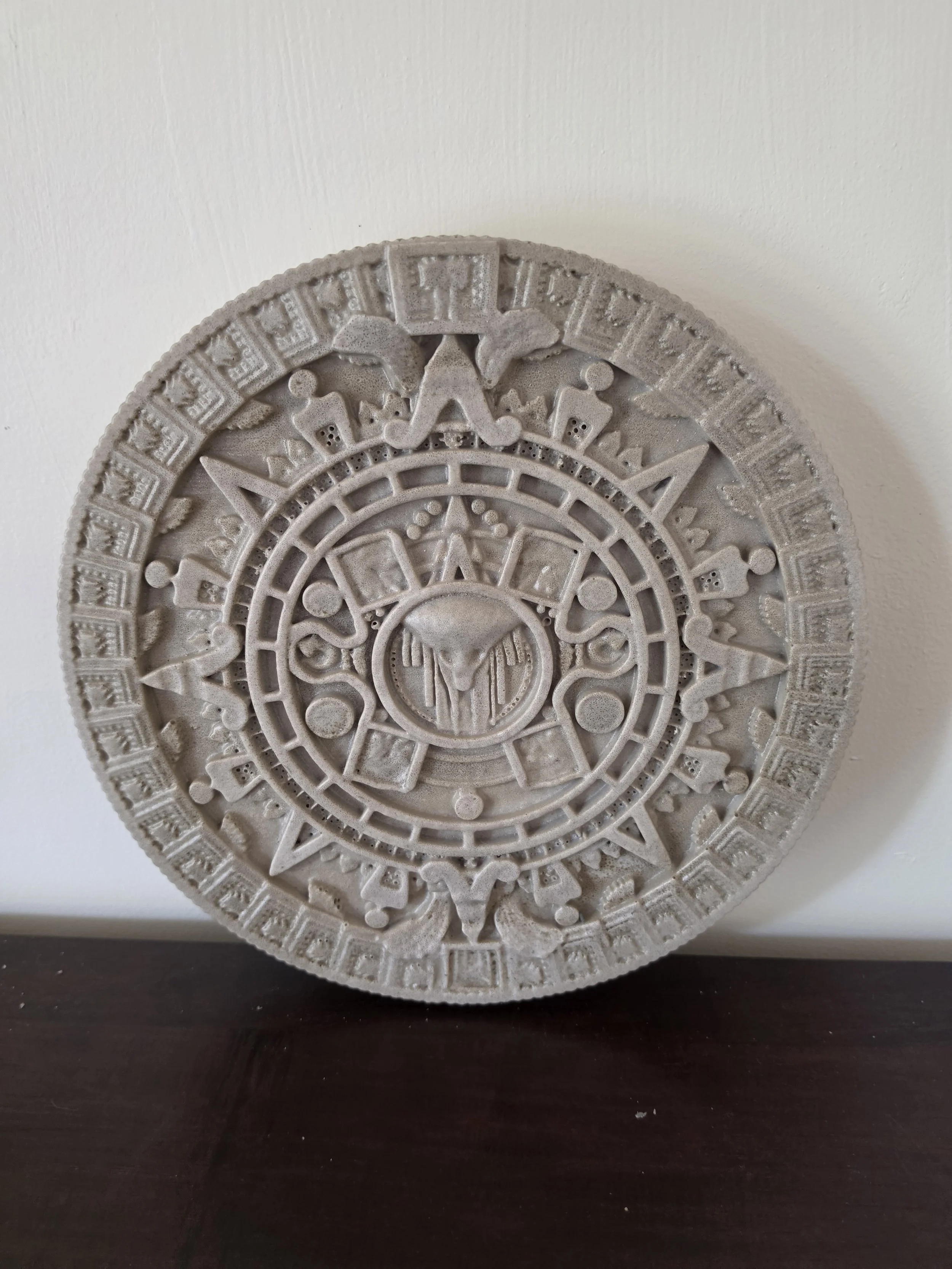 Luthen Zeffo Aztec Mural - Faux Stone Wall Decor Display Art Prop