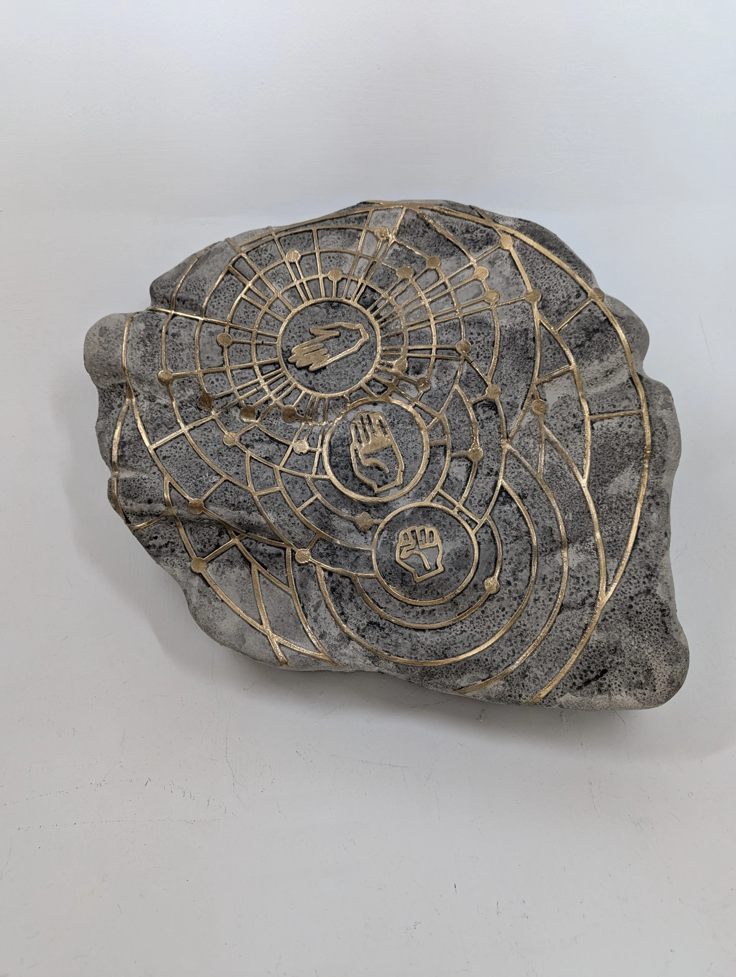 Ancient Temple Key stone - Faux Stone Wall Decor Display Art Prop