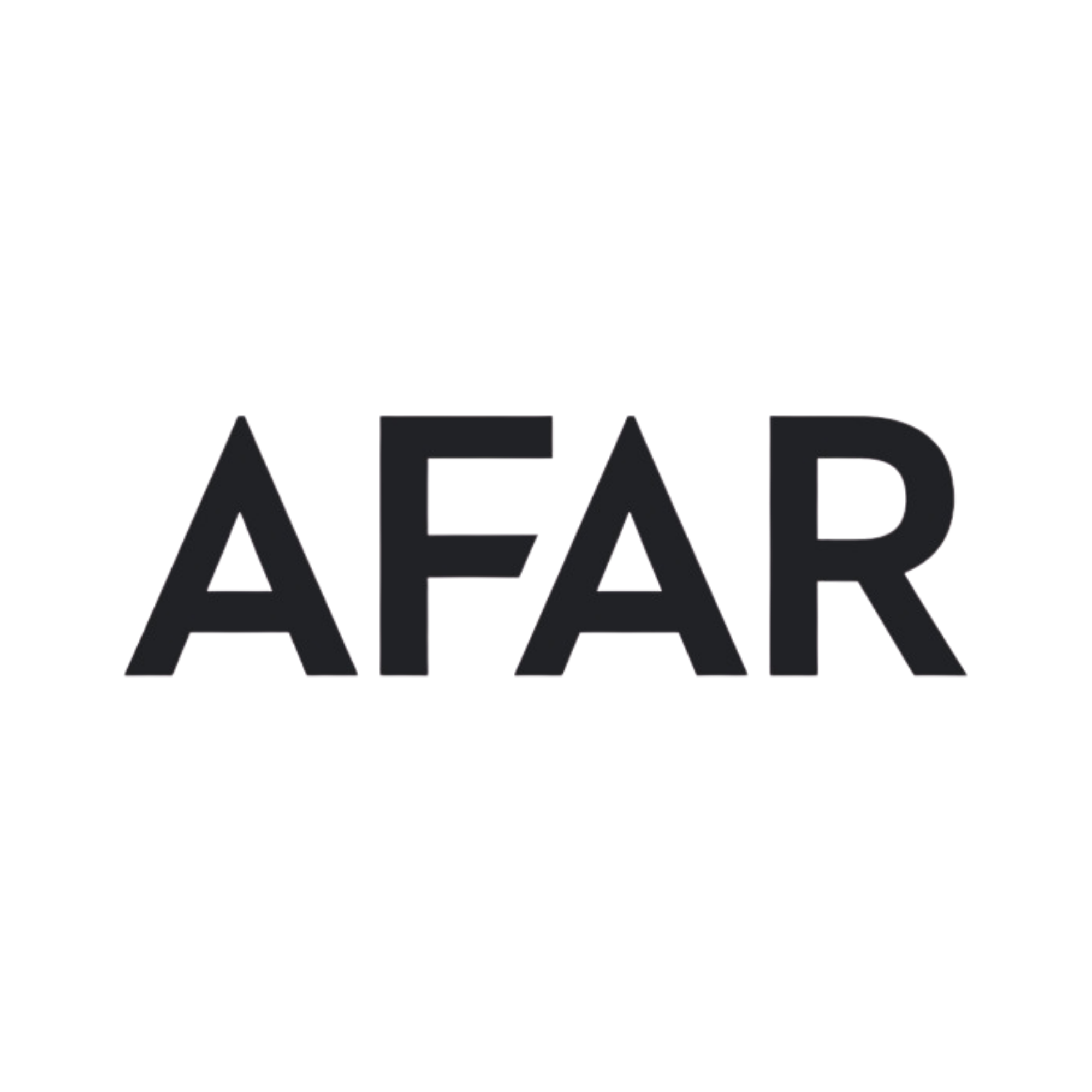 Logo for AFAR travel magazine in black.