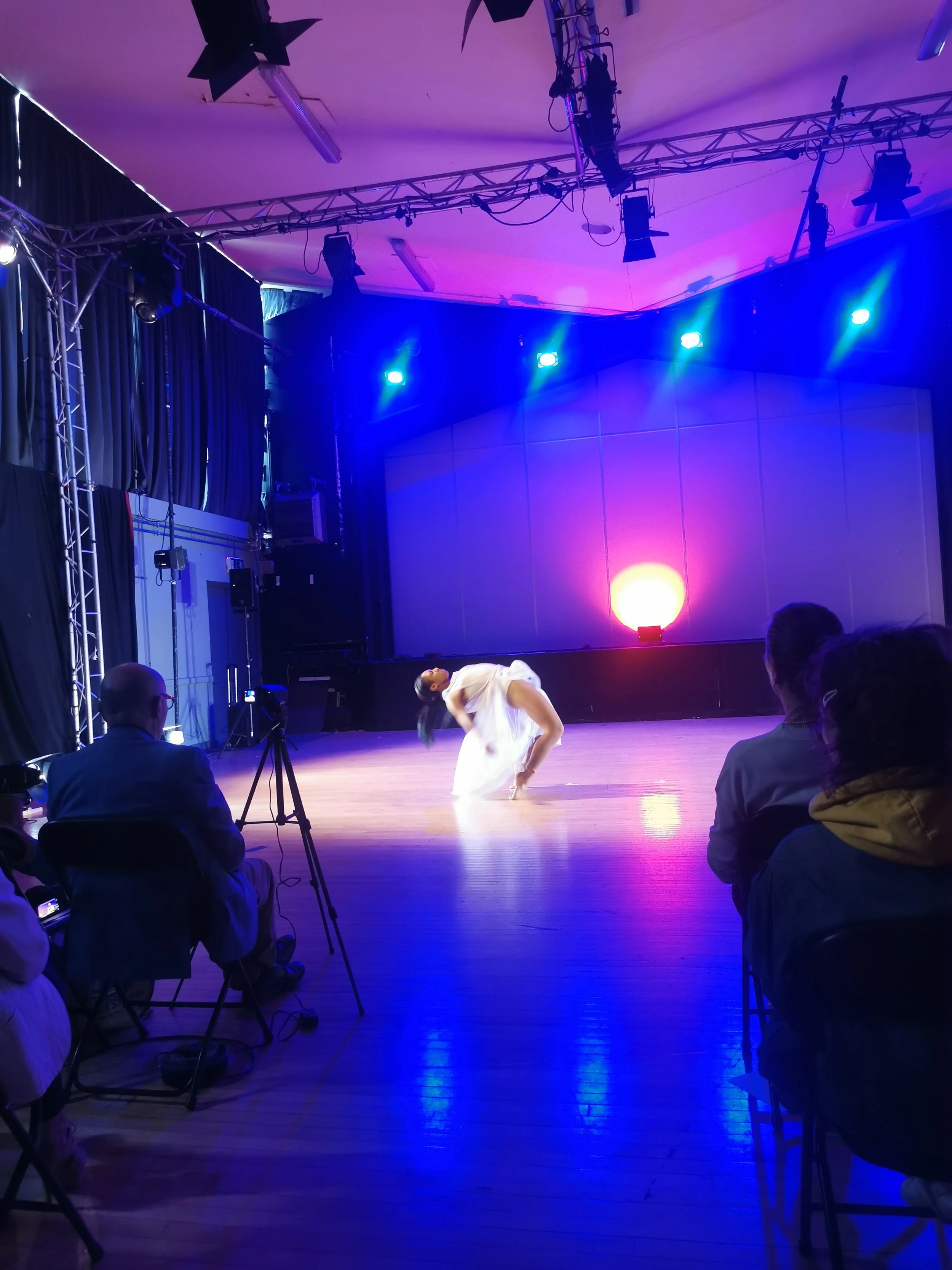 Dancer performing