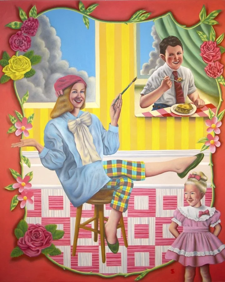 "Bohemian Rhapsody", oil on canvas, 48 x 60 inches