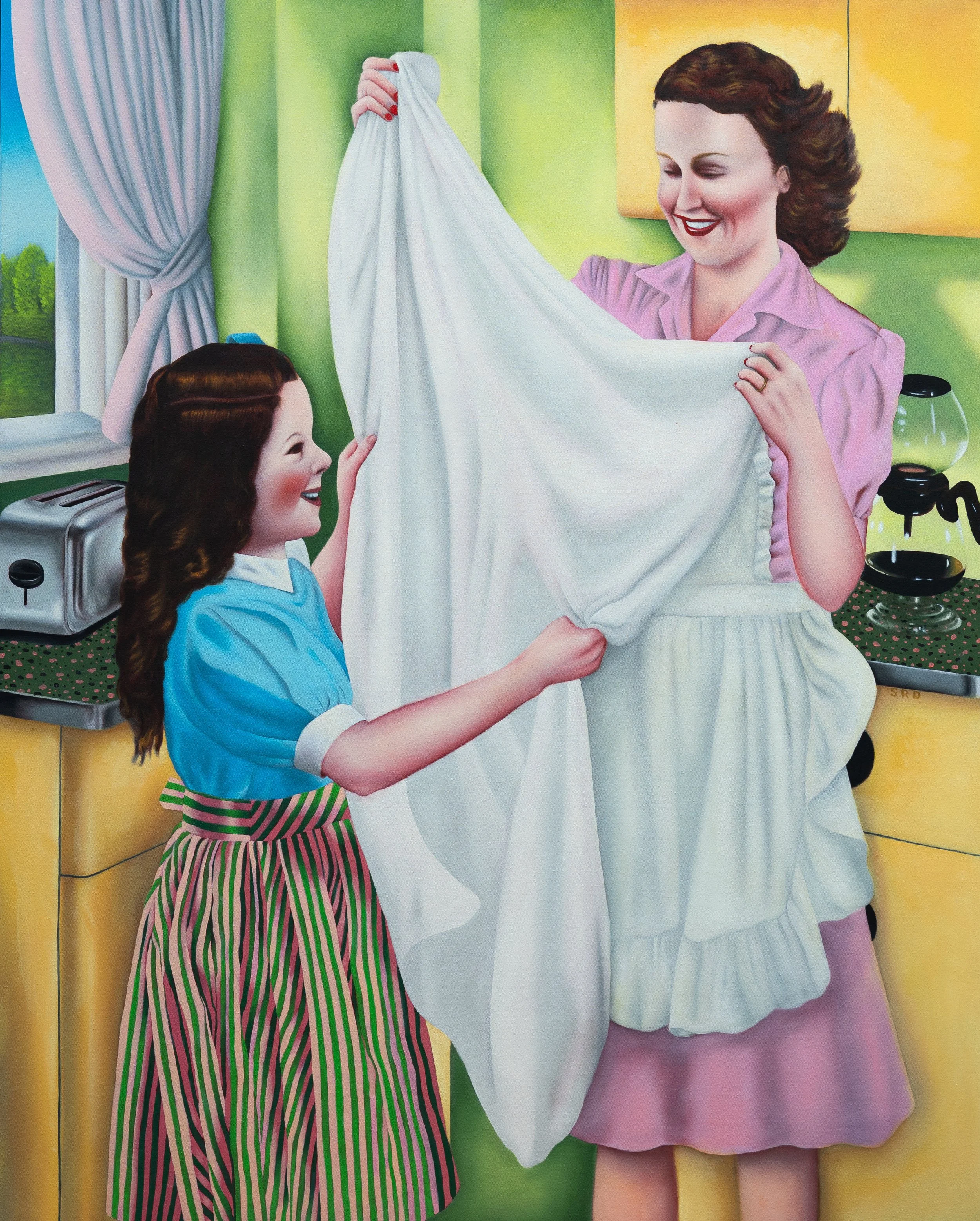 "So Clean", oil on canvas, 48 x 60 inches
