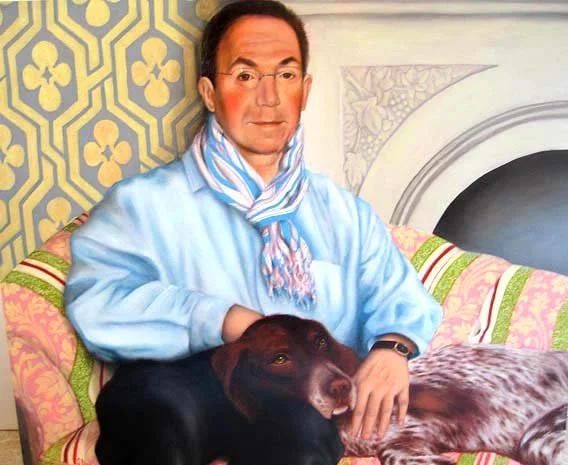 "Henry", oil on panel, 36 x 48 inches