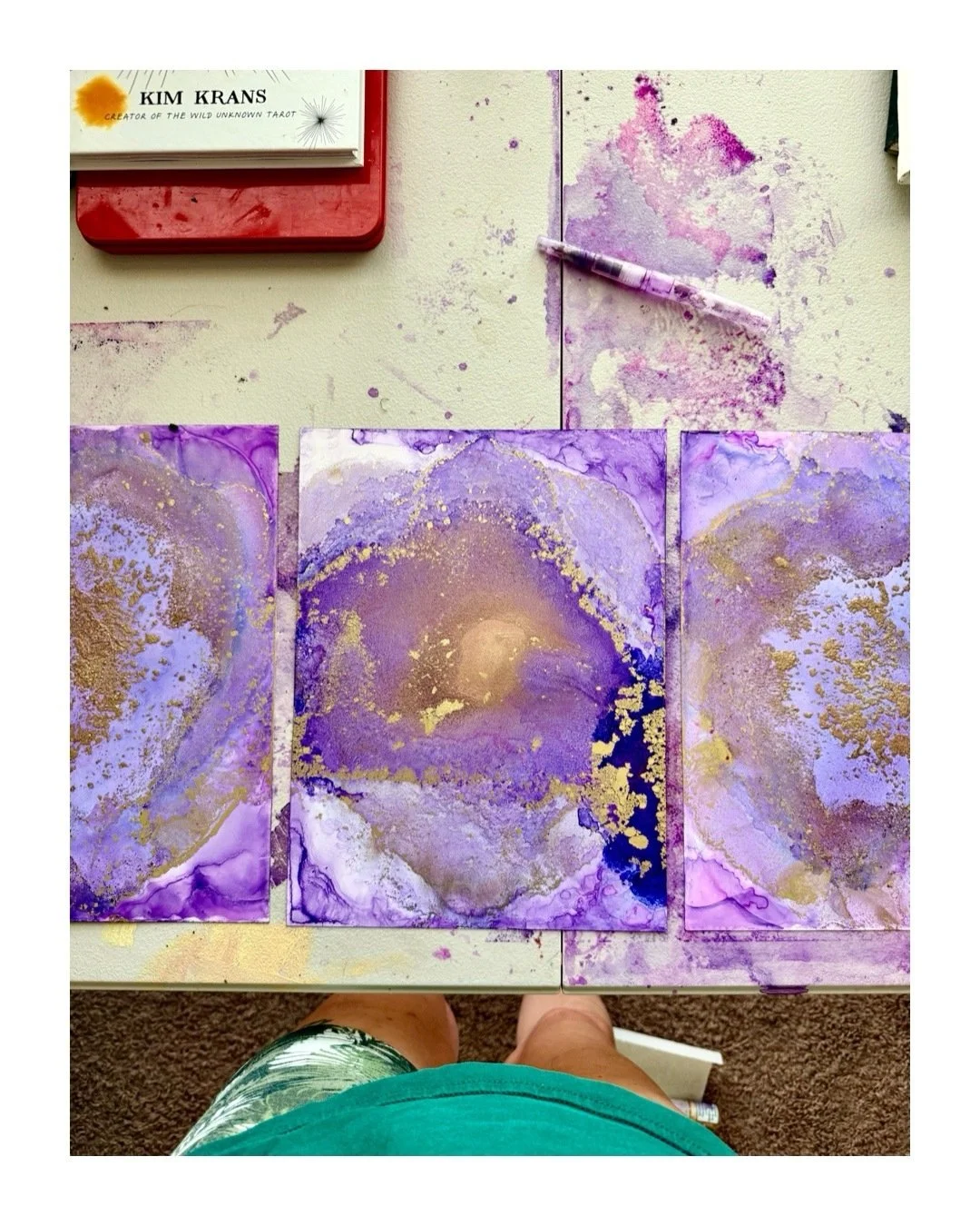 Made some art (and a home). Your girl might be okay? That's a new idea. Thanks for witnessing.

☁️ 

#artist #artstudio #abstractpainter #home #livingtogether