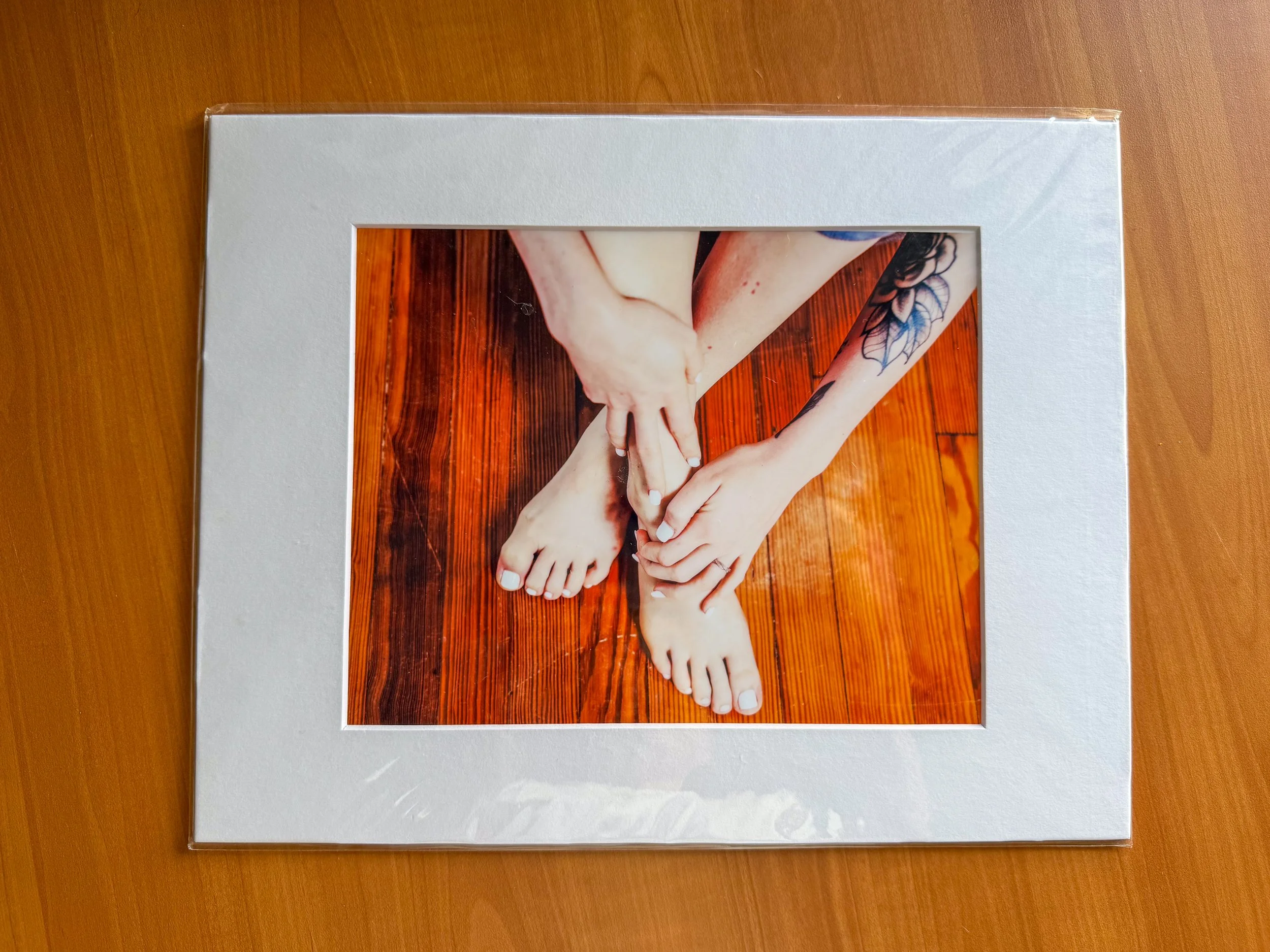 Bare (signed with feet, 8"x10")