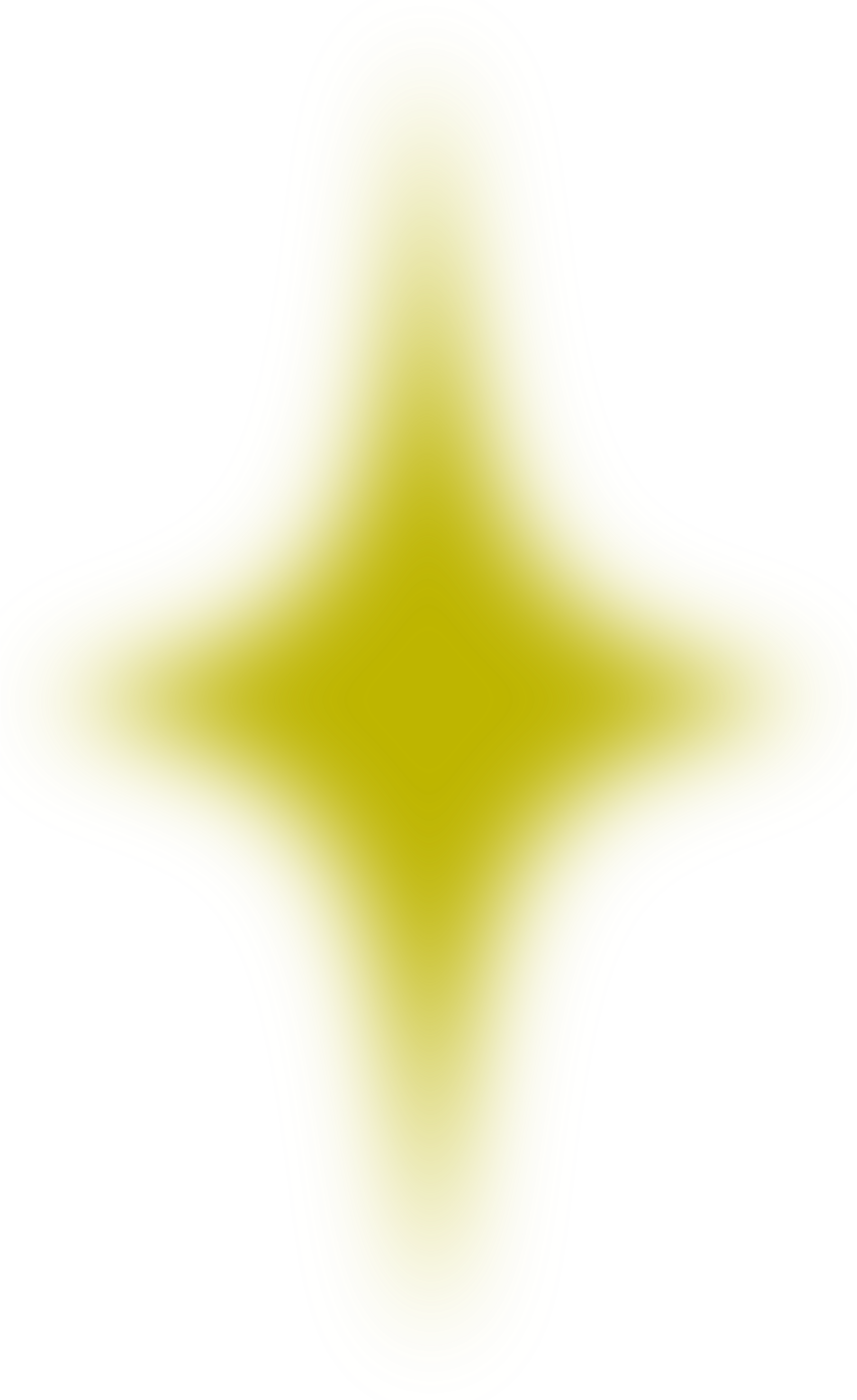 Bright yellow, elongated diamond-shaped abstract design with multiple concentric layers on a black background.