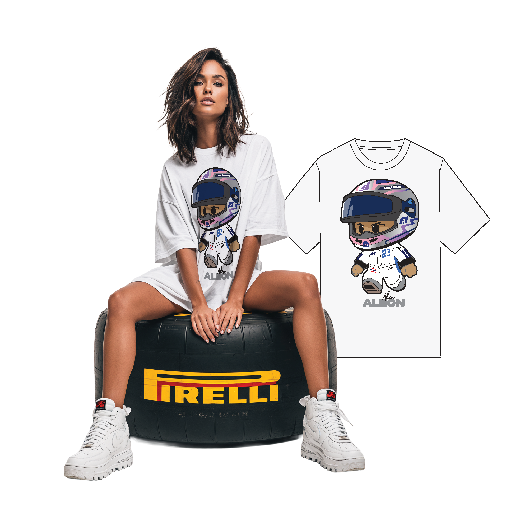 MINI ALEX ALBON T-SHIRT