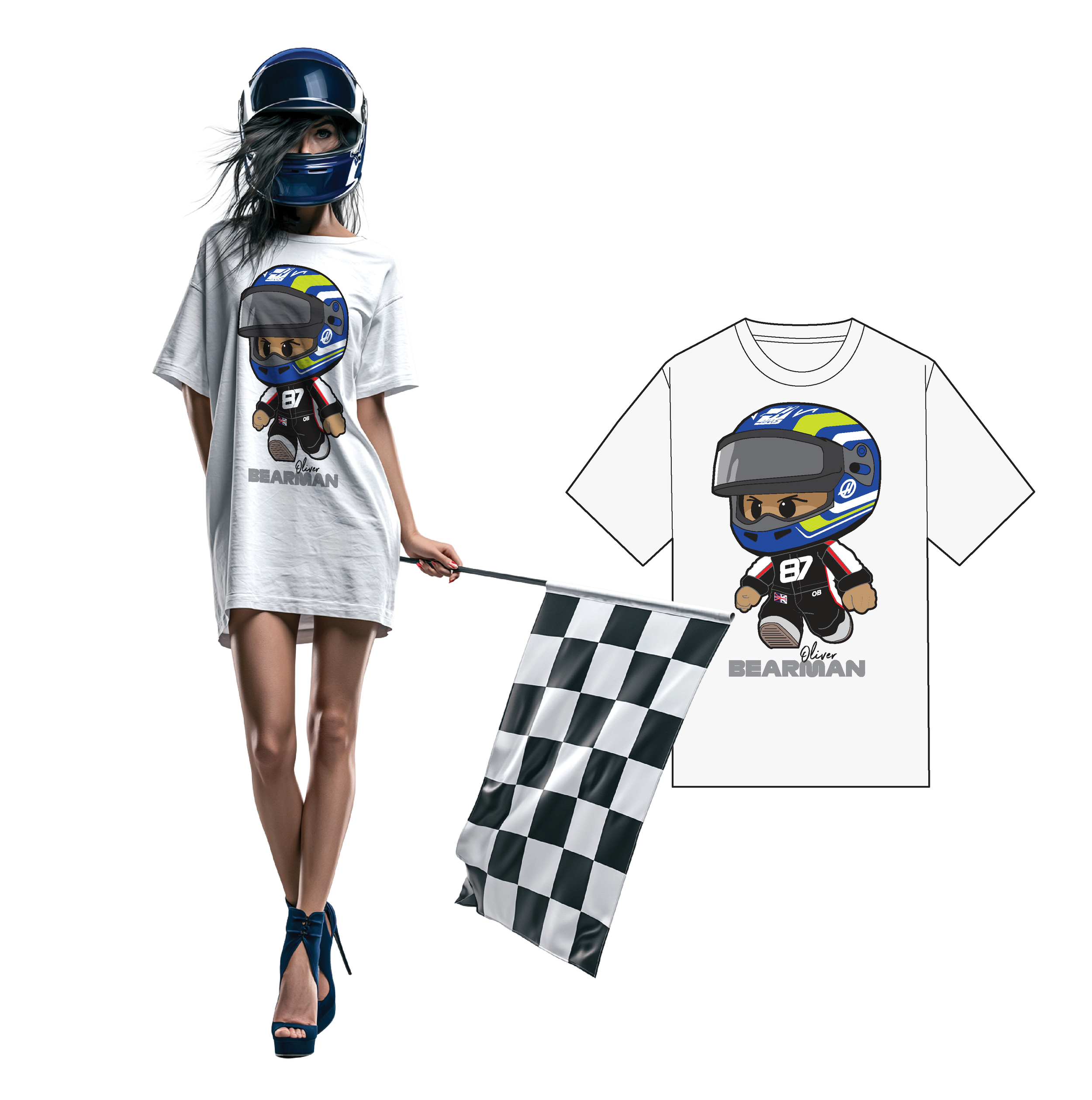 MINI OLIVER BEARMAN T-SHIRT