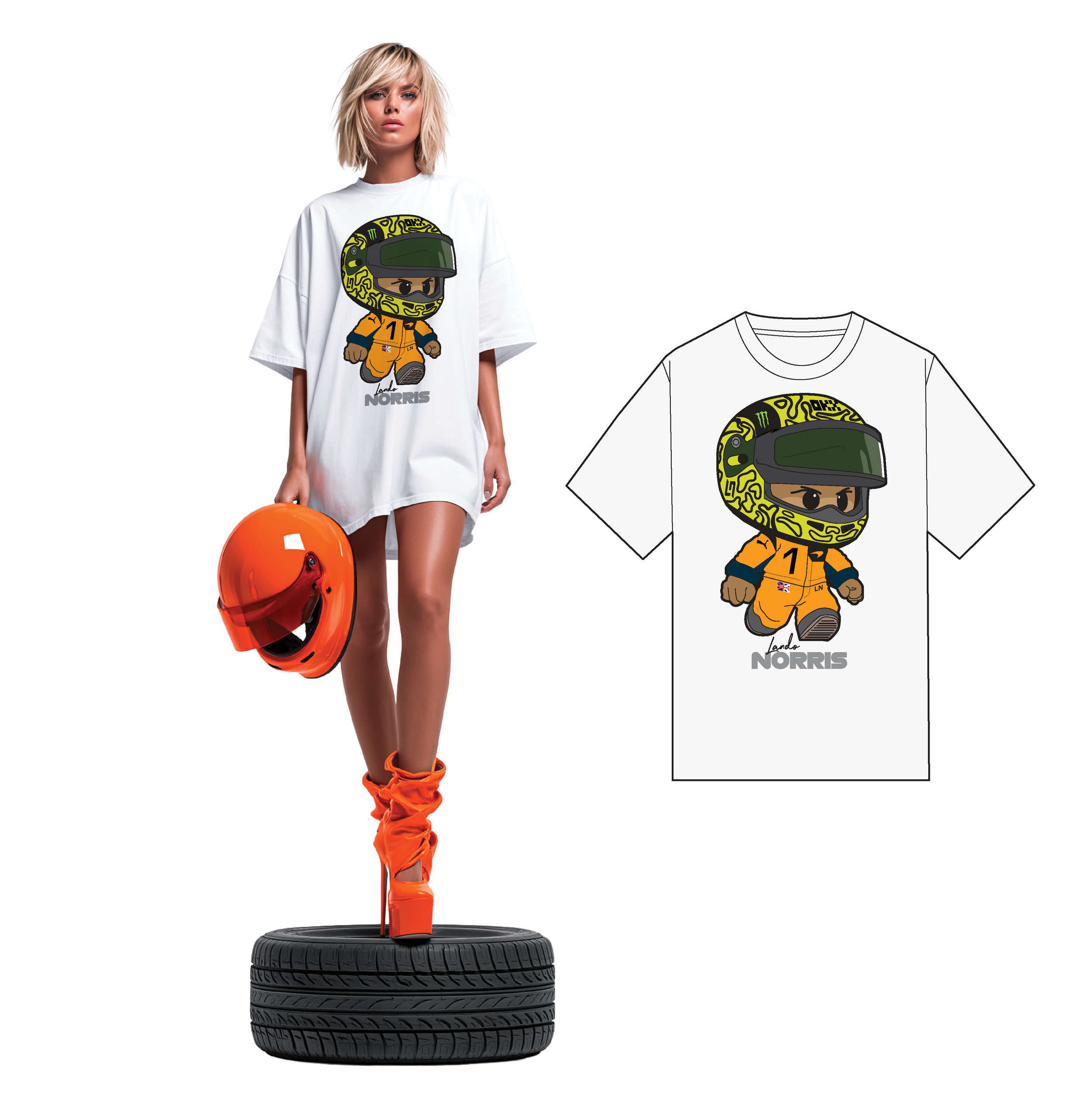 MINI LANDO NORRIS  T-SHIRT