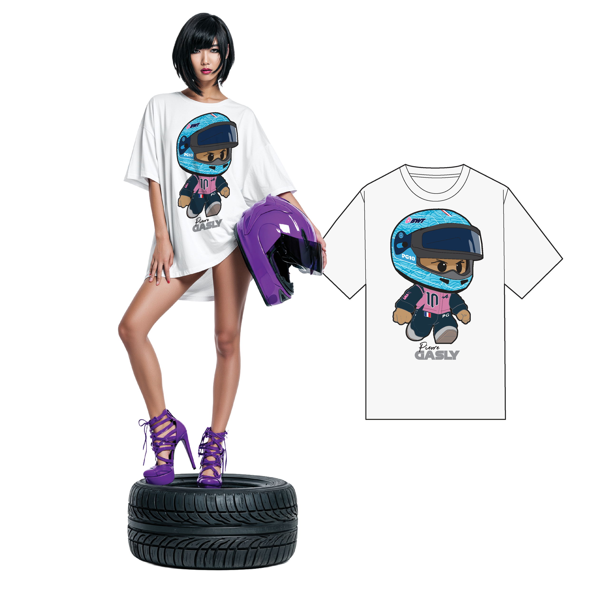 MINI PIERRE GASLY T-SHIRT