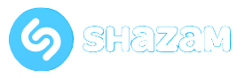Shazam logo with blue circle and white 'S'