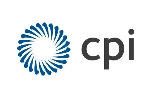 CPI logo with a blue circular swirl design and the lowercase letters 'cpi' next to it.
