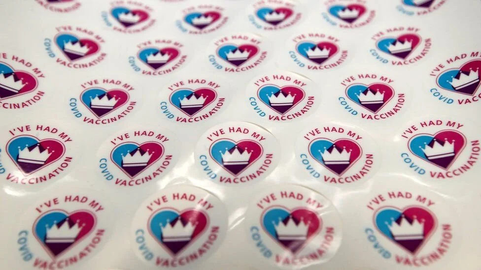 Covid XMAS Stickers
