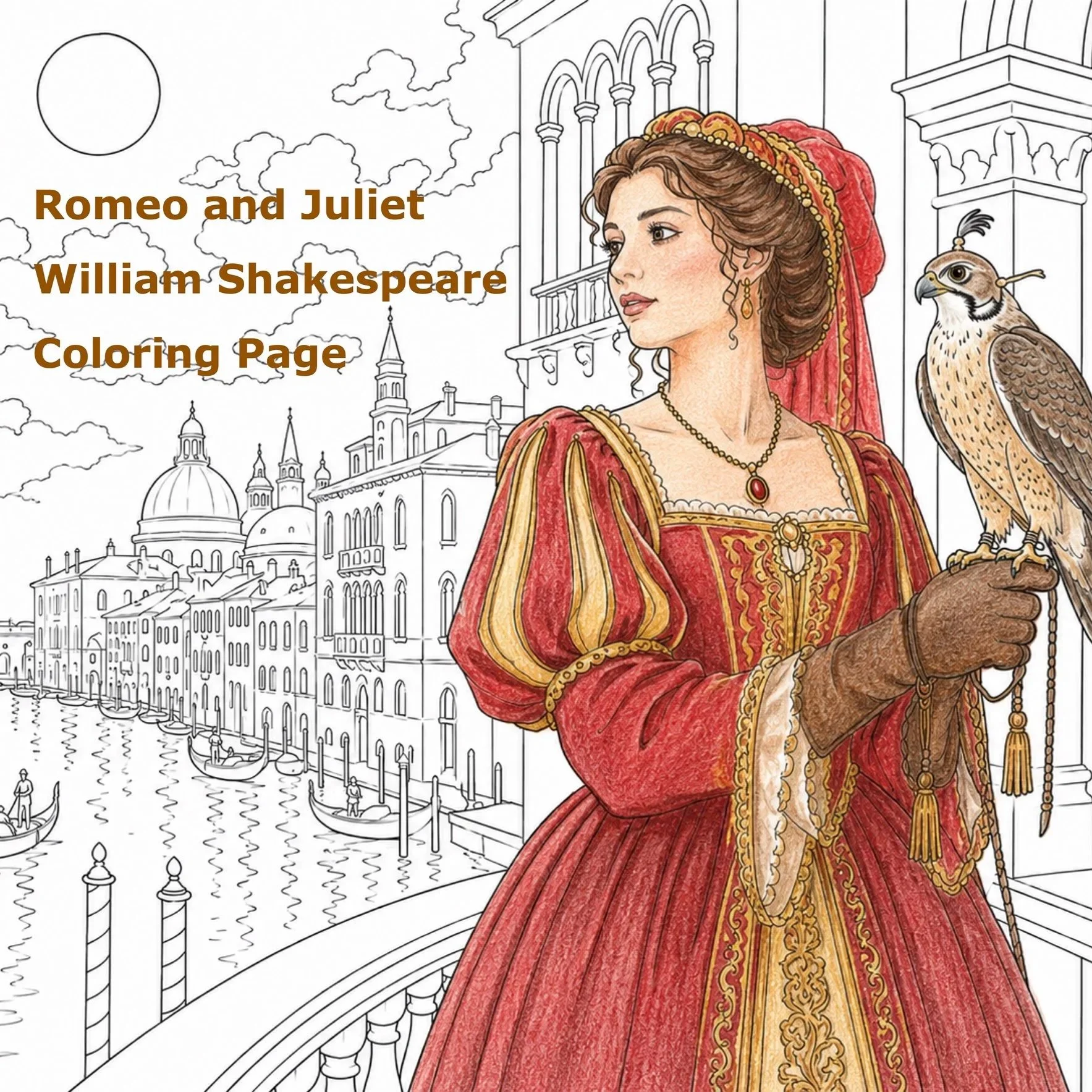 L1CP2567+William+Shakespeare+_+Romeo+and+Juliet+_+Juliet+%26+her+Falcon+_+Coloring+Page+_+Web.jpg