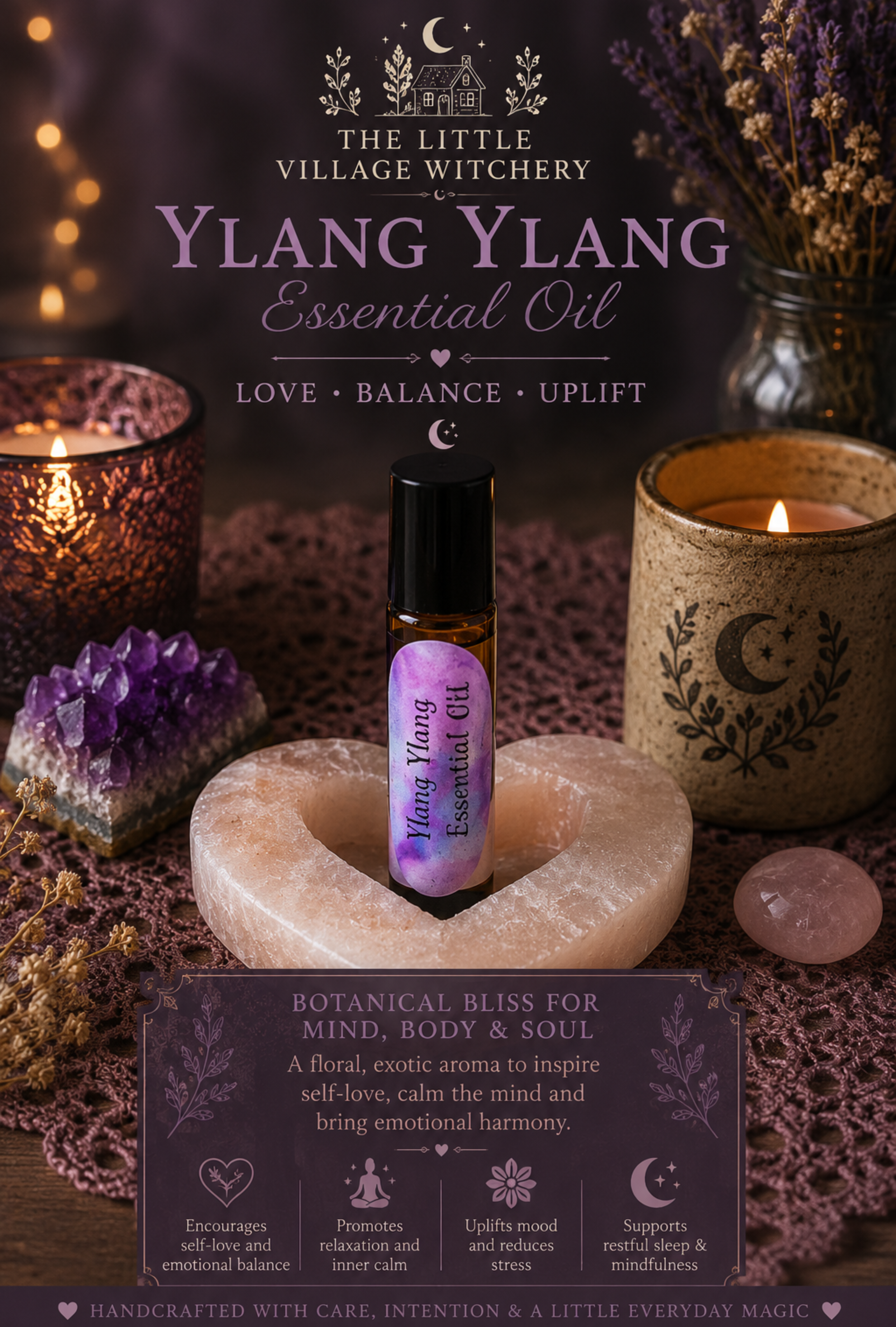 Ylang Ylang Essential Oil Roller – 10ml