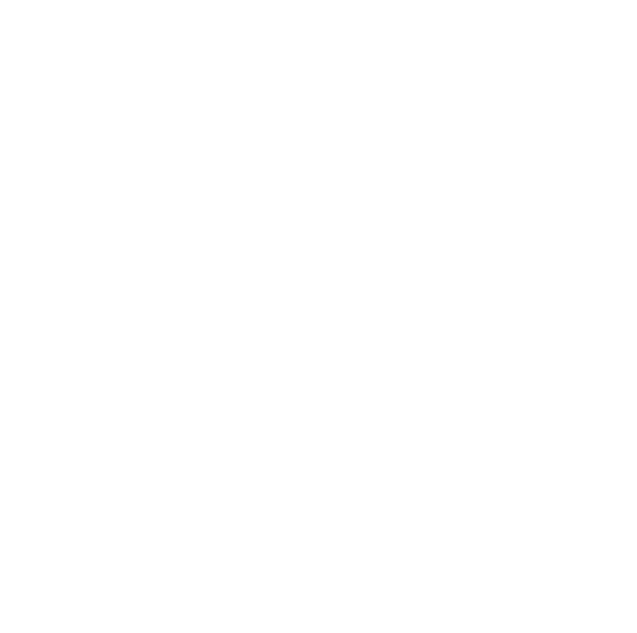 A plain white circle