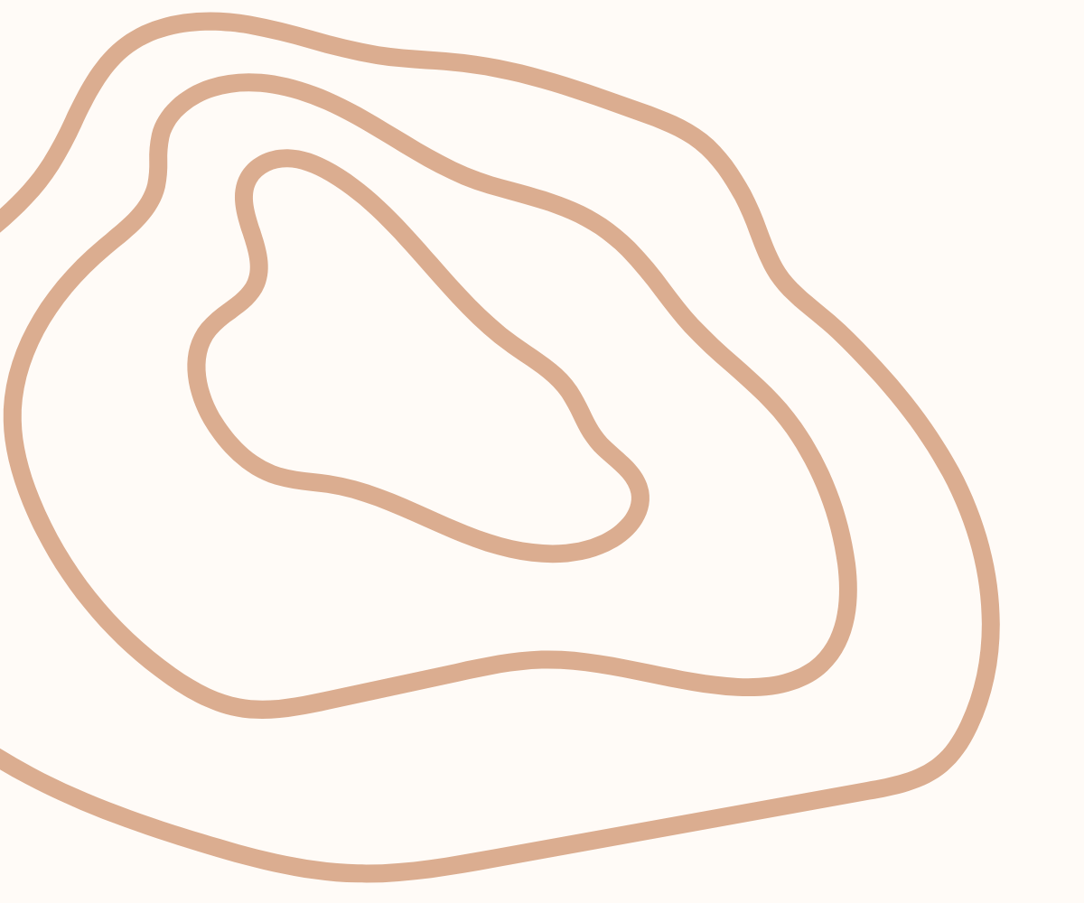 Abstract contour lines in beige on a light background.