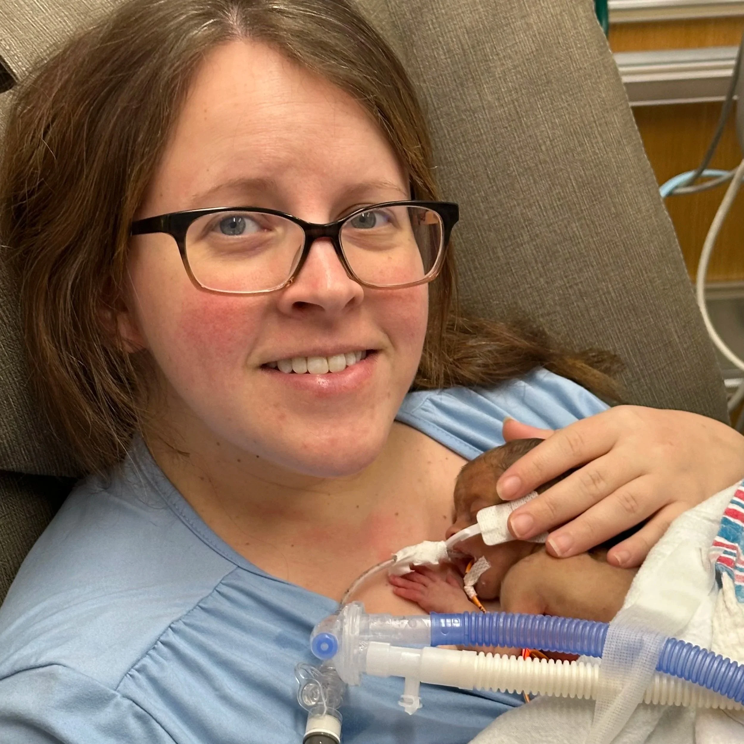 Amanda’s First Skin to Skin!