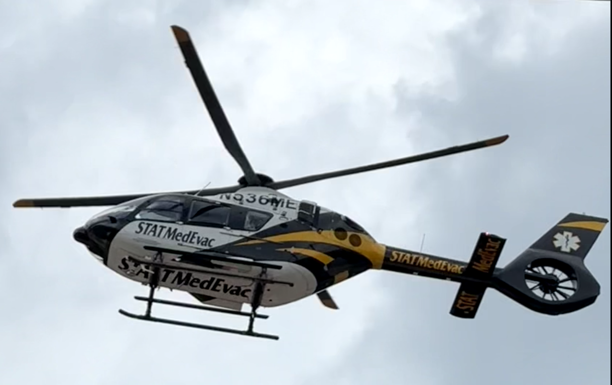 Parker’s First Helicopter Ride