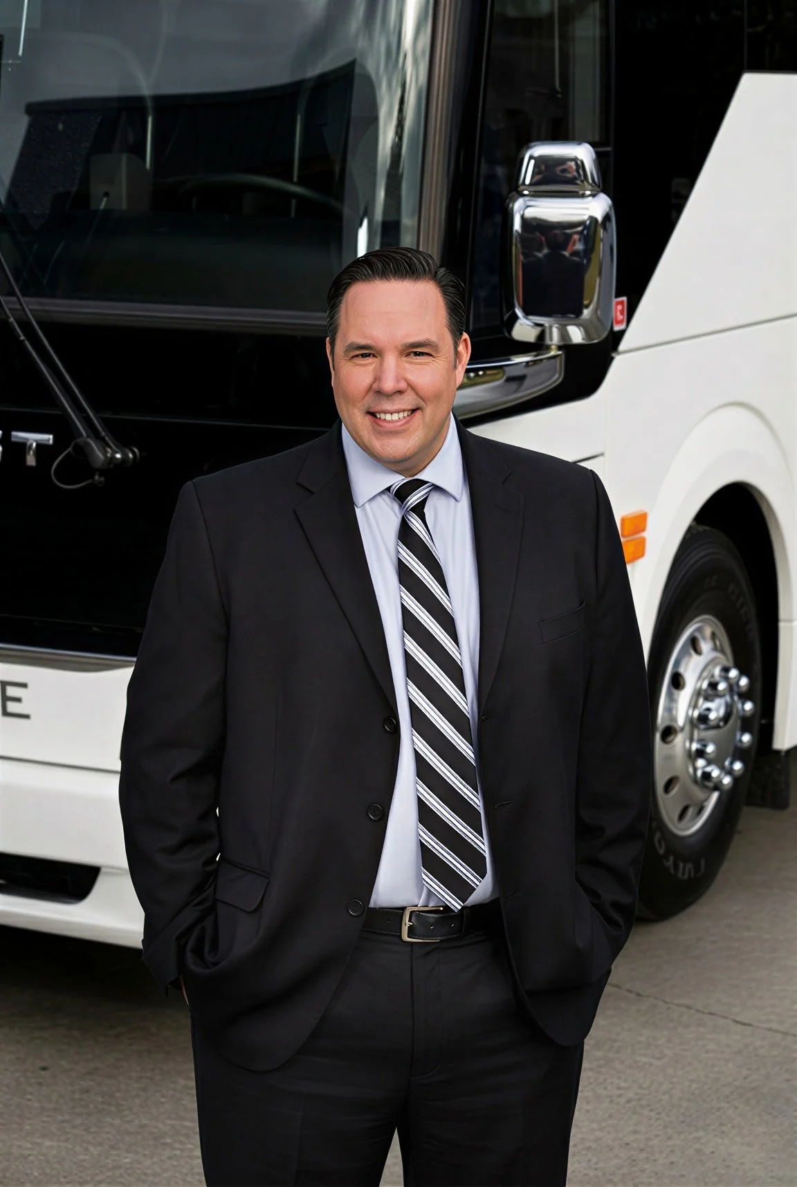 Gray Hill the owner of Black Tie Transportation Inc.