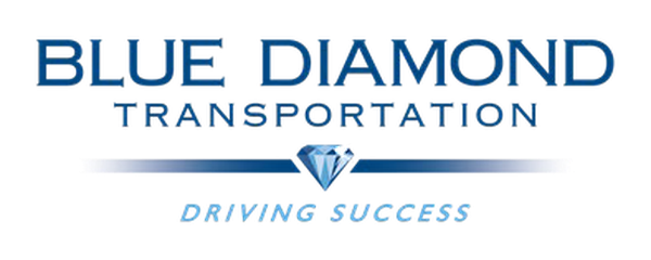 Blue Diamond Transportation logo with a diamond graphic and the text "Blue Diamond Transportation" and "Driving Success" underneath.