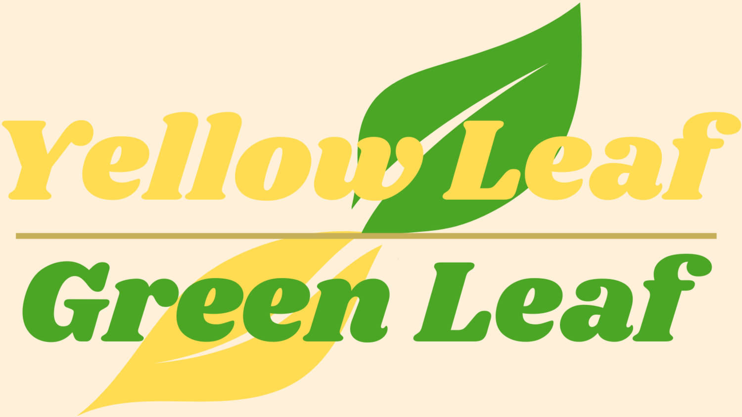 Yellow Leaf Green Leaf