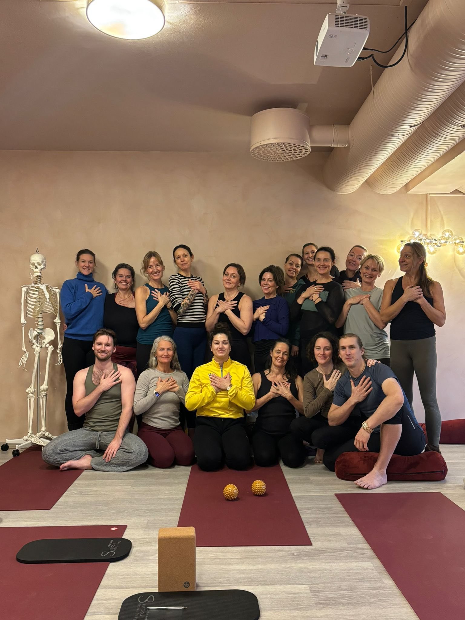 Feeling the FAMO LOVE this past weekend in Oslo Yoga Livet hosted by Bergen Body Work where I taught another art of motion Academy course.

These 16 wonderful professionals completed their Certificate Level FAMO Fascia Movement Teacher Training with 