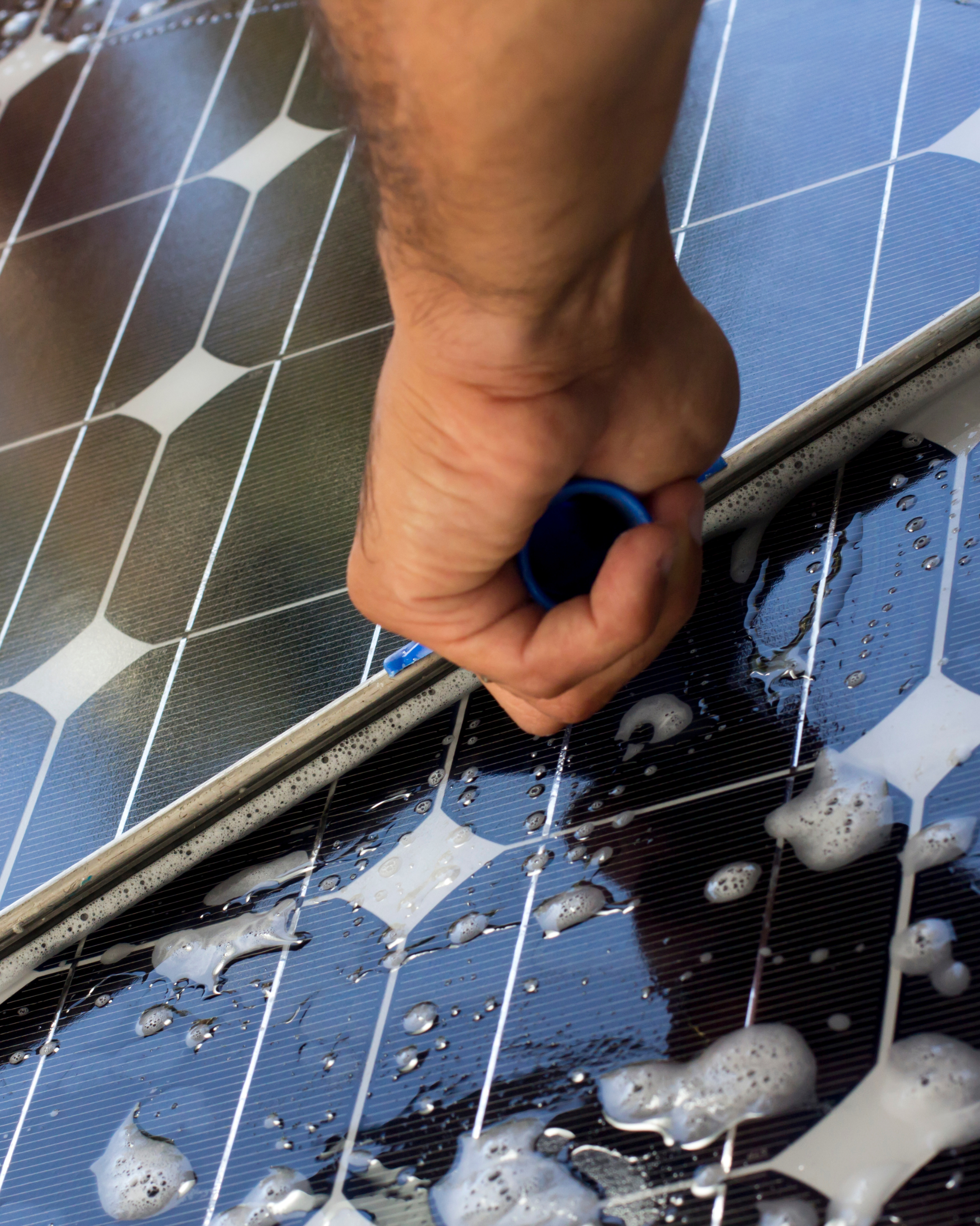 Residential Solar Panel Cleaning