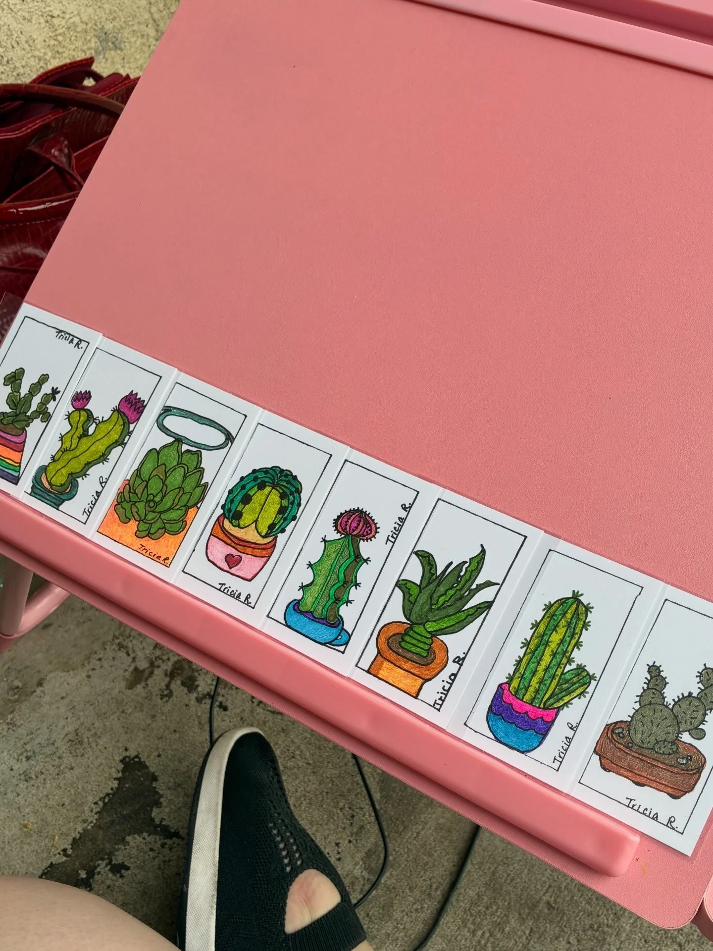 07/10/2026 My FIRST series of ATCs: Cacti & Succulents