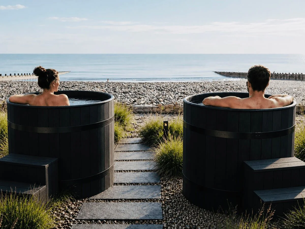 Cold plunge Oki Sauna Eastbourne