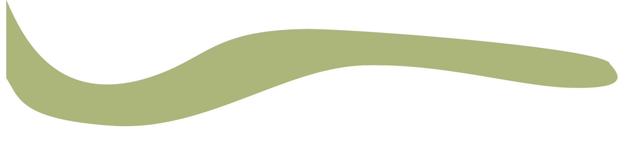 A minimalist abstract digital illustration featuring a black background with a large, flowing, curved green shape resembling a wave or ribbon.