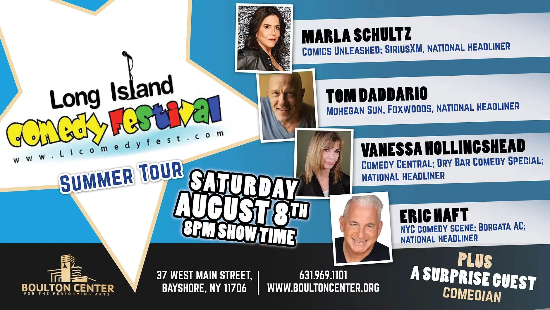 Long Island Comedy Festival Summer Tour