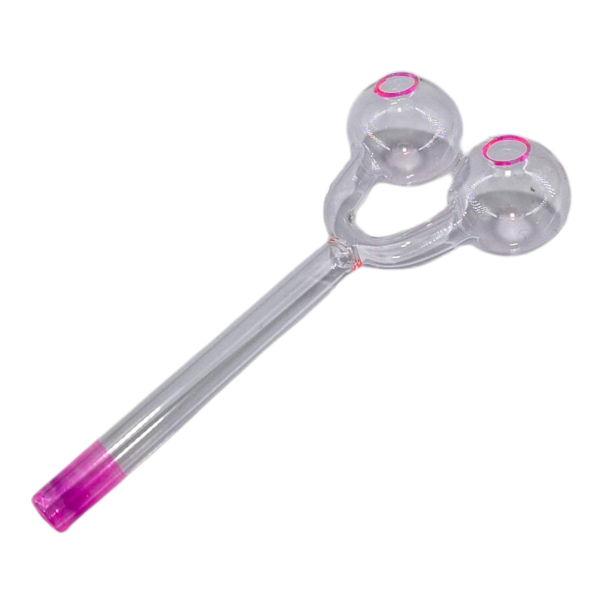 Pink Twin Bowl Sweet Puff 14cm