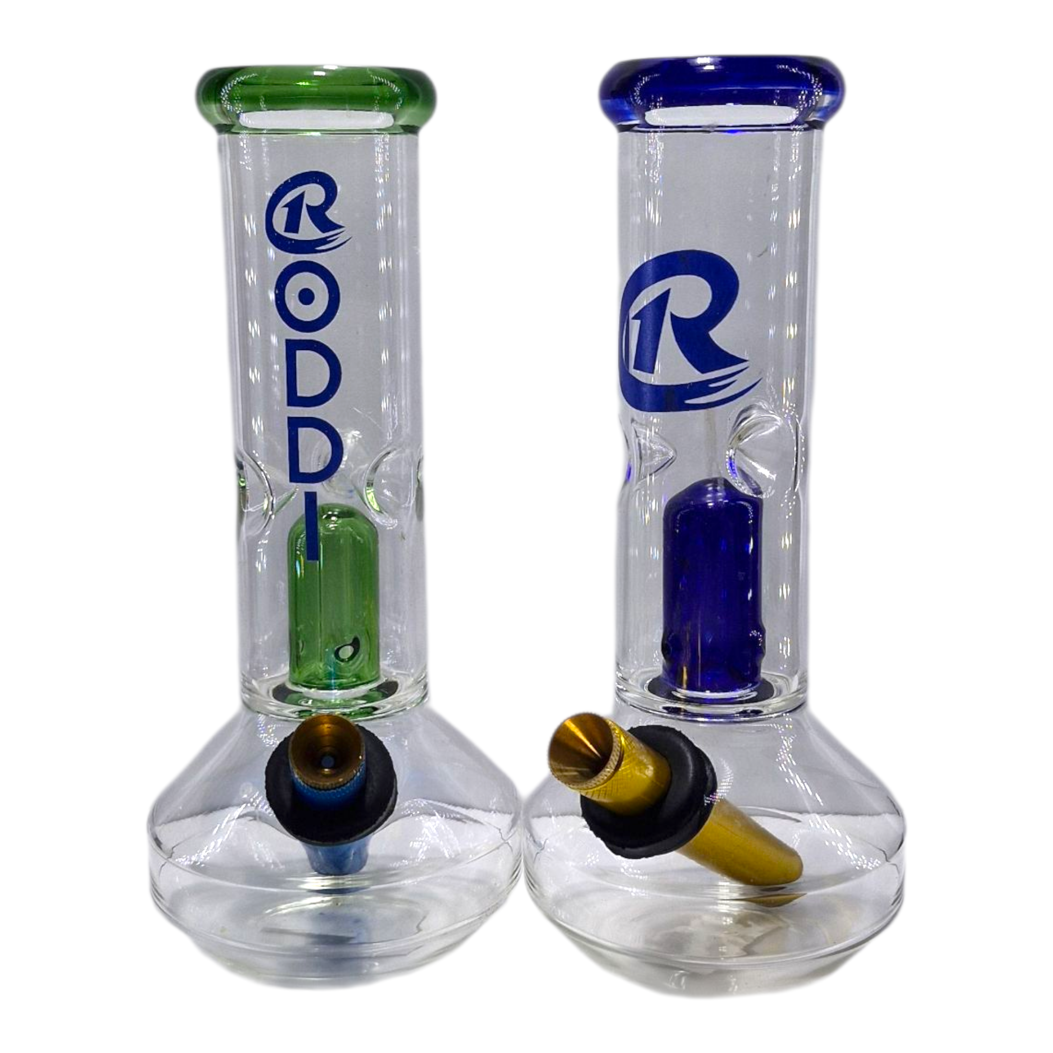 Small Roddi Dome Perc Glass Bonza Waterpipe – 20cm