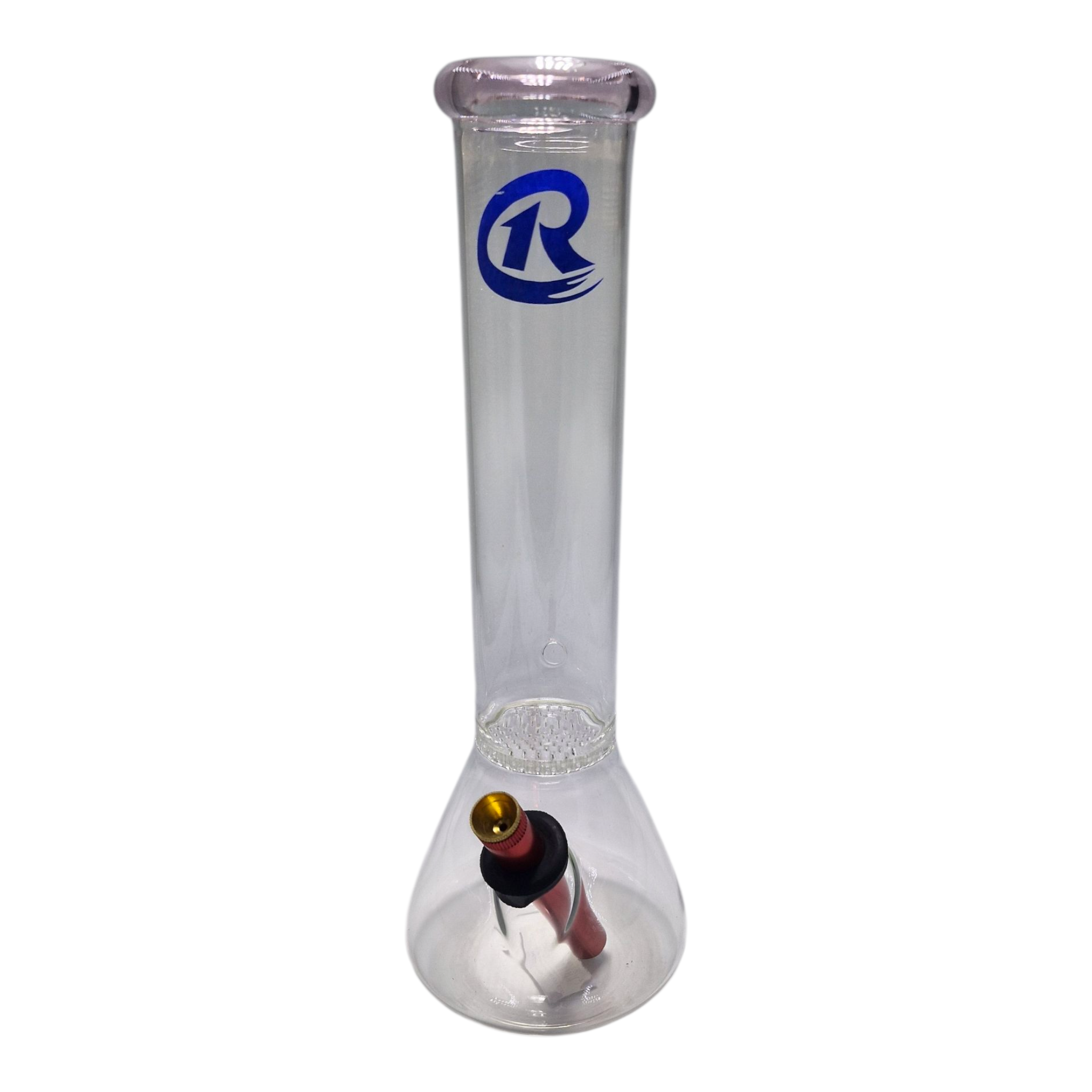 Roddi Beaker Glass Bonza Waterpipe With Honeycomb Filter 30cm