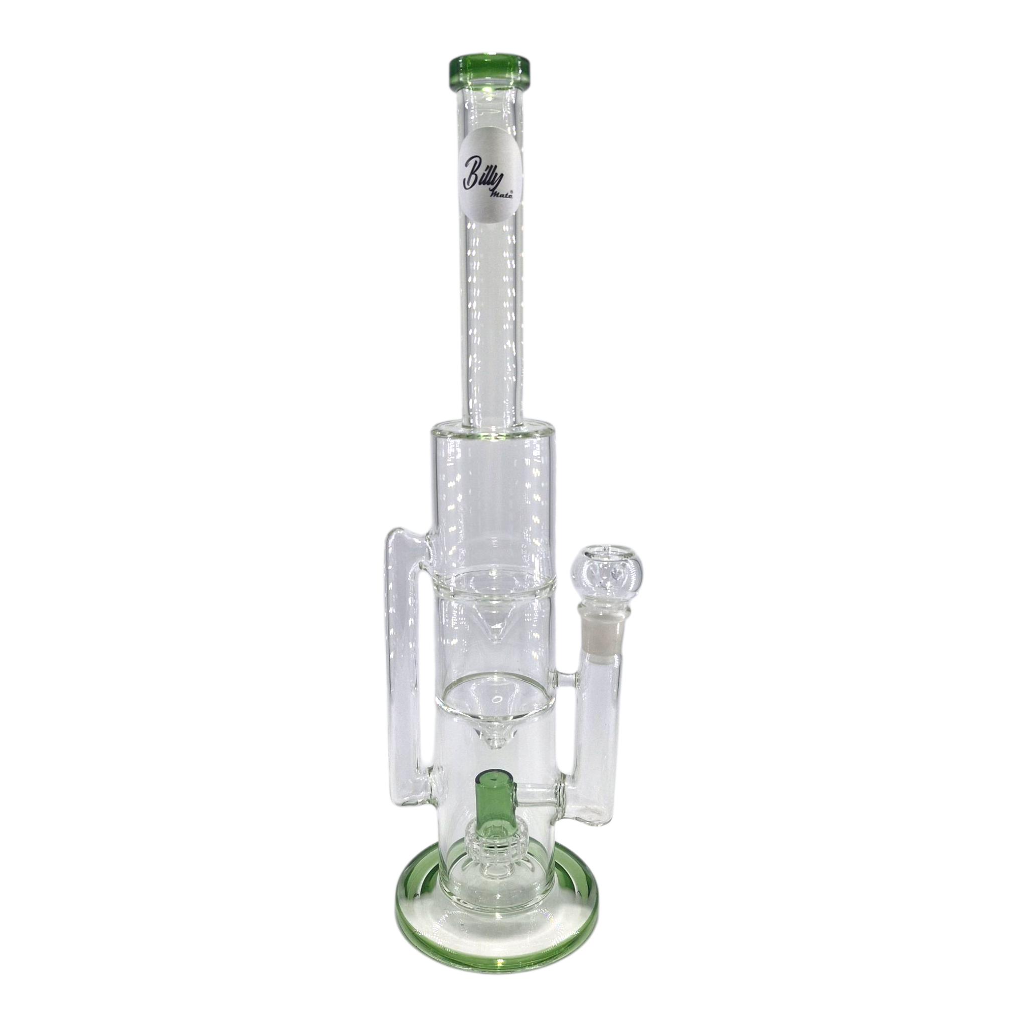 Billy Mate Double Funnel Recycler Waterpipe - 39cm
