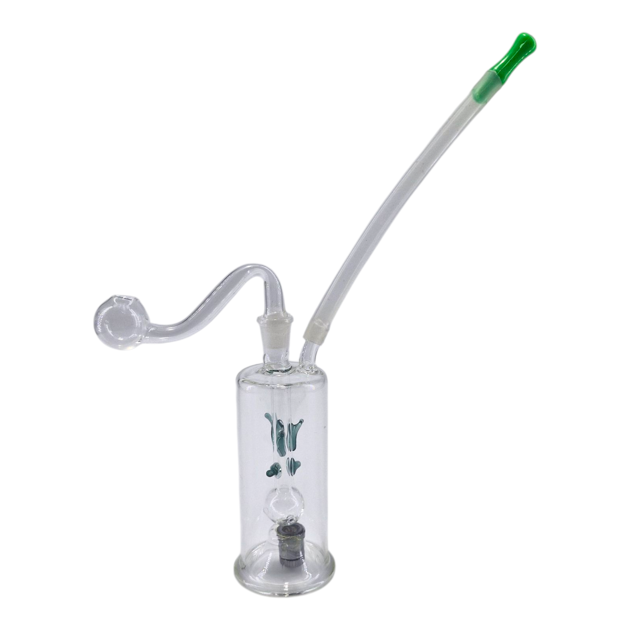 Light Up Toxic Drip Bubbler 9cm