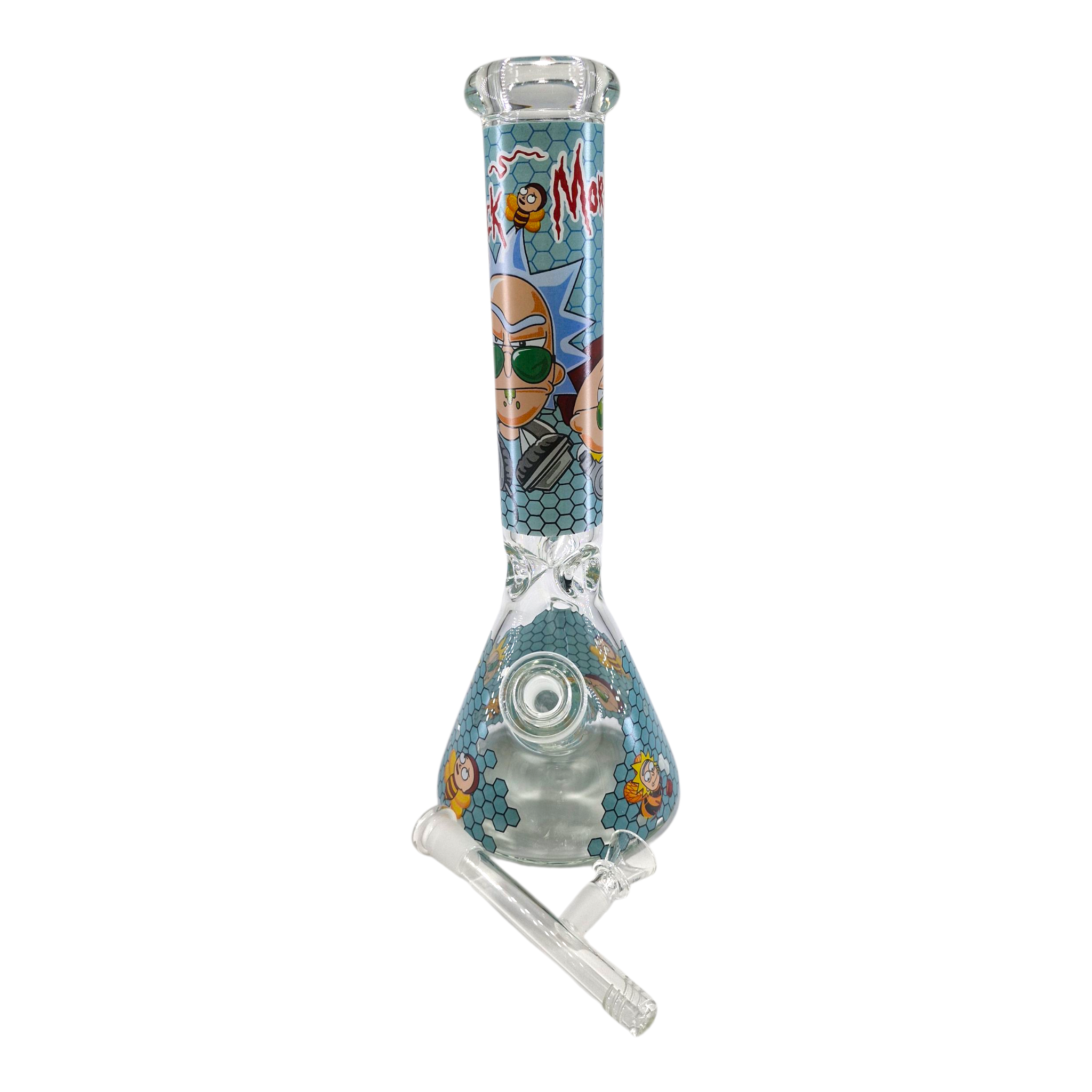 Rick & Morty Honey Comb Bong - 35cm