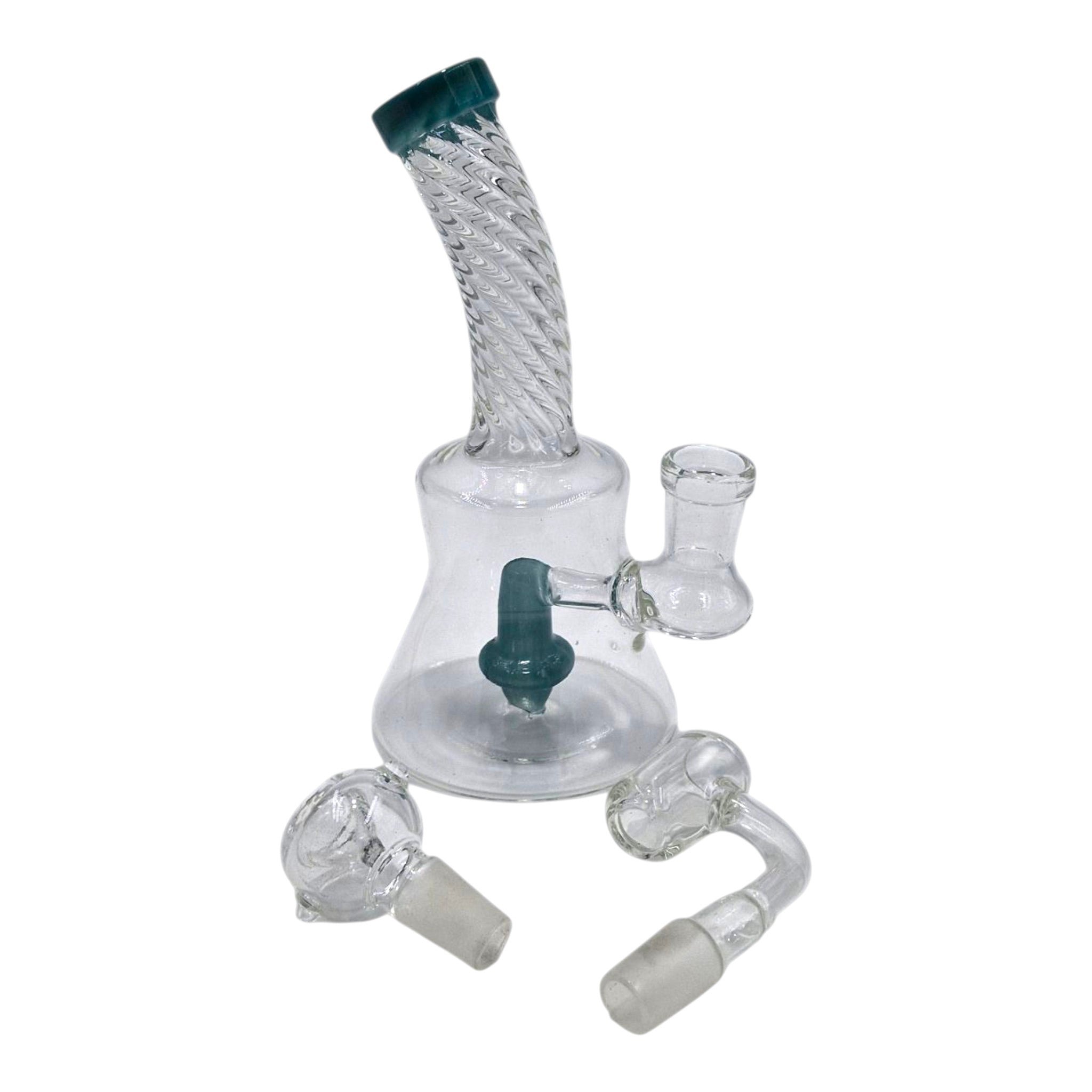 Layed Back Twisted Lollipop Waterpipe 15.5cm