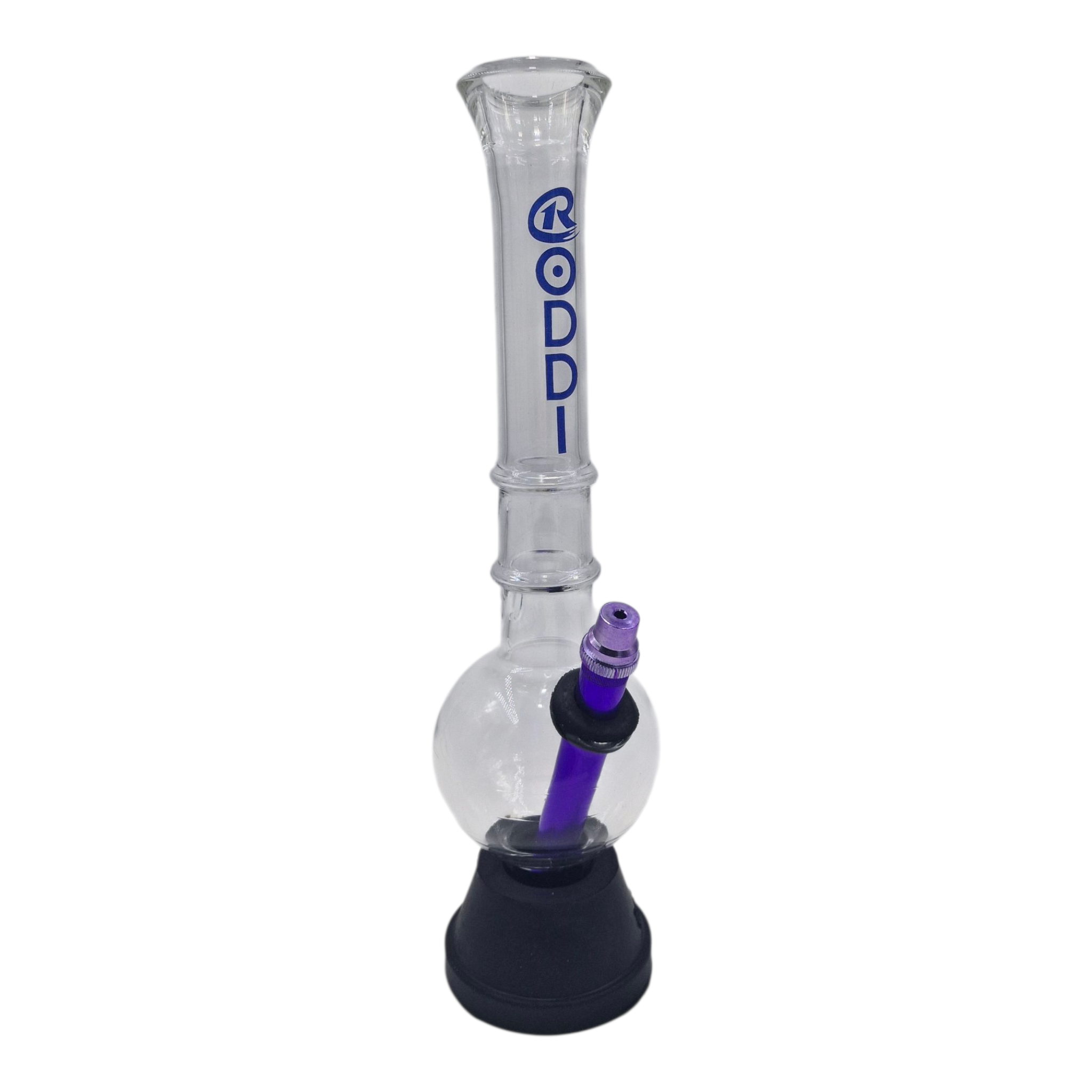 Roddi Double Ring Glass Bonza Waterpipe 29cm