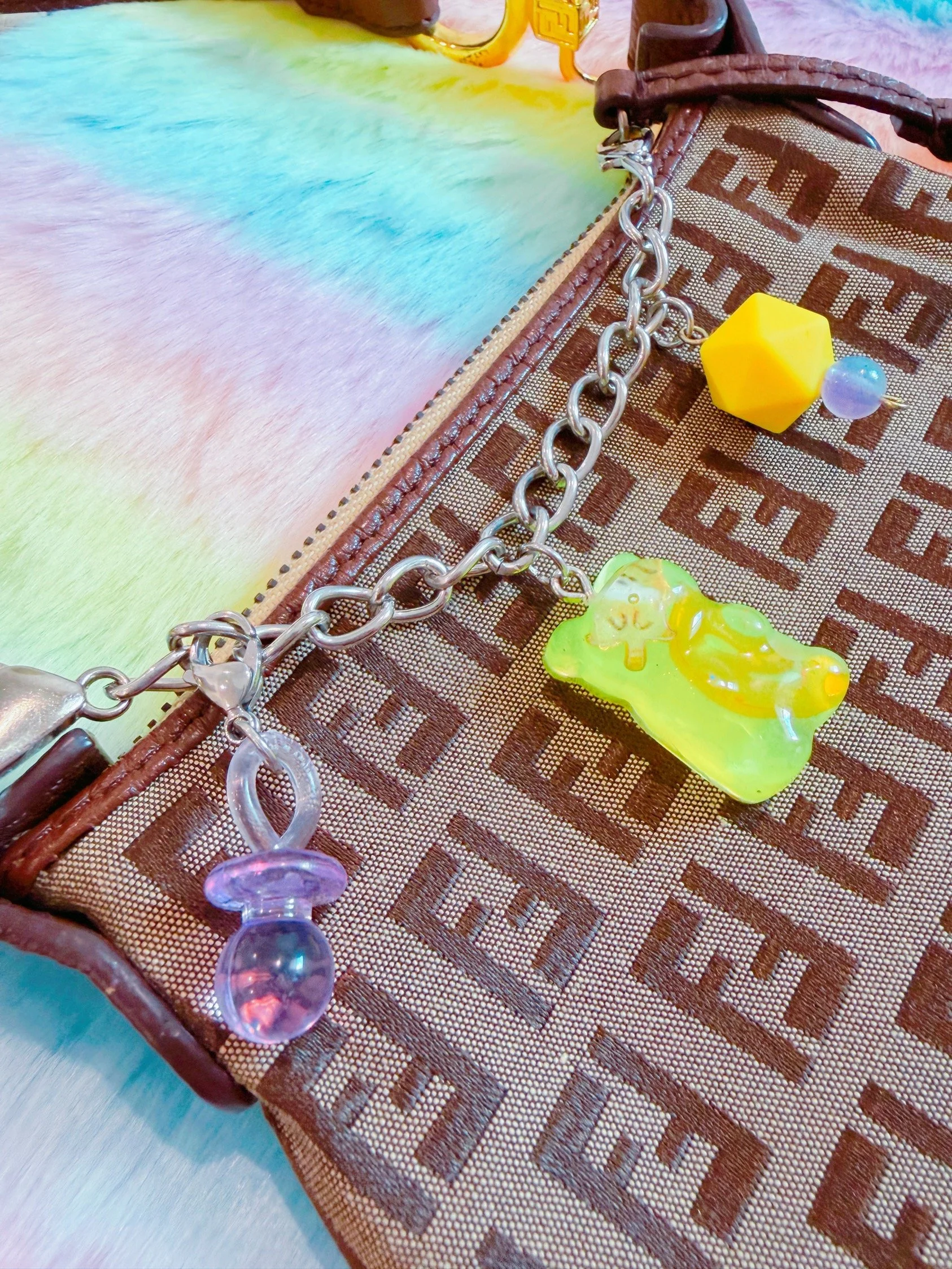 Kandi Bear Chain Charm