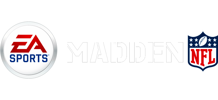 Logo of EA Sports Madden NFL with the EA Sports and NFL shields.