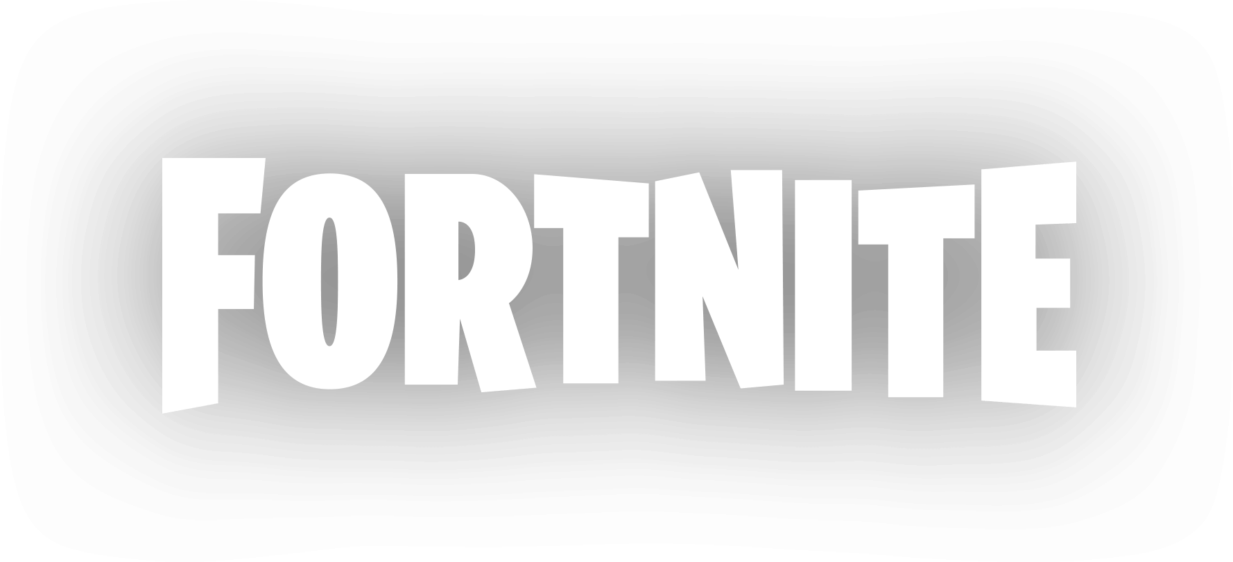 The Fortnite logo in white text on a black background.