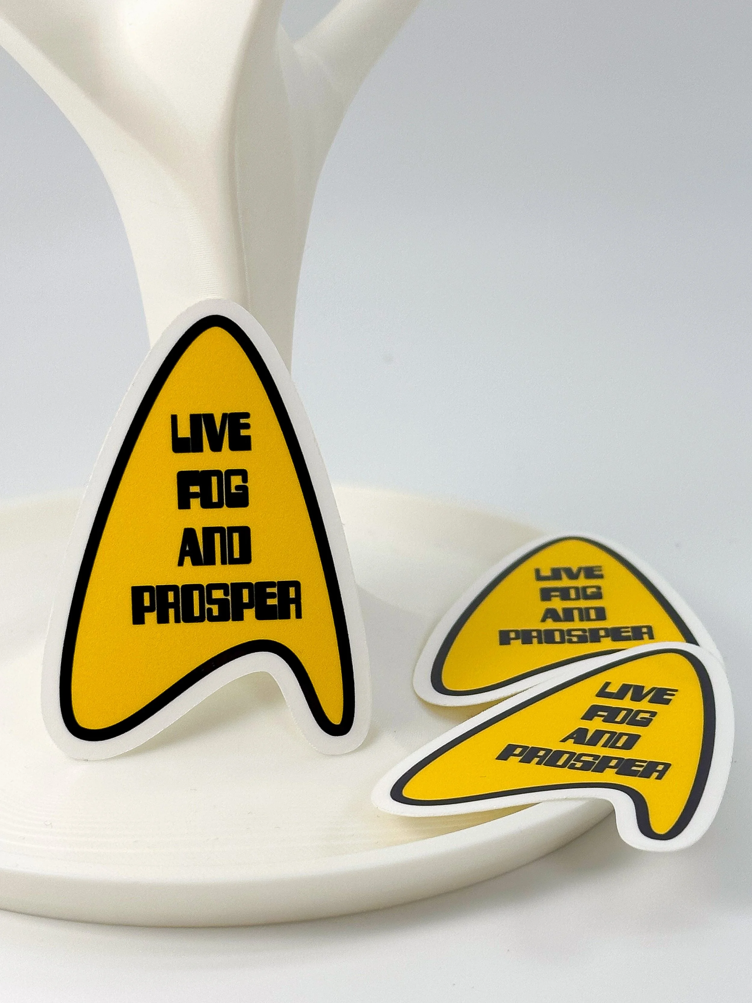 Live Fog and Prosper Sticker