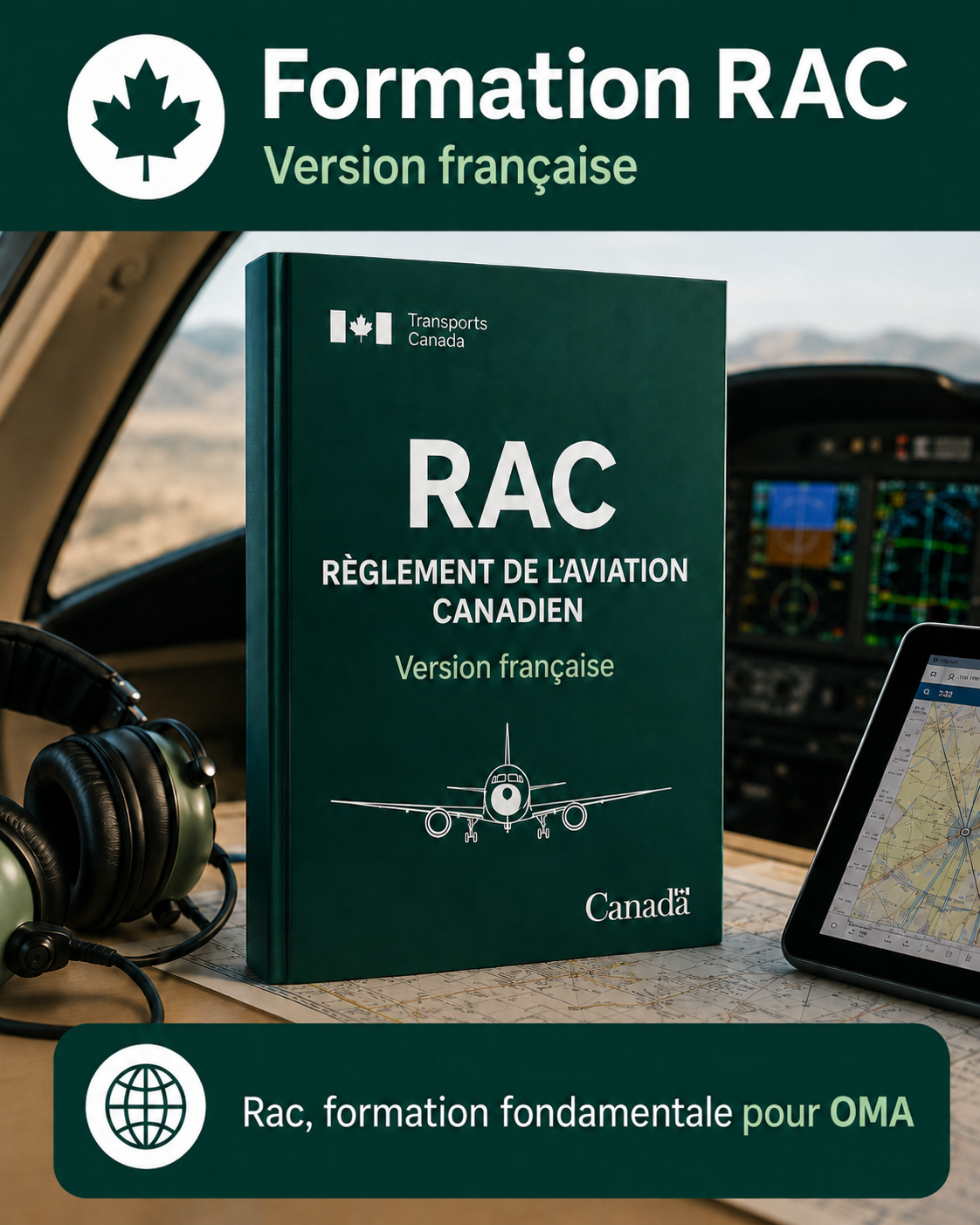 Structure et conformité au RAC pour la maintenance aéronautique