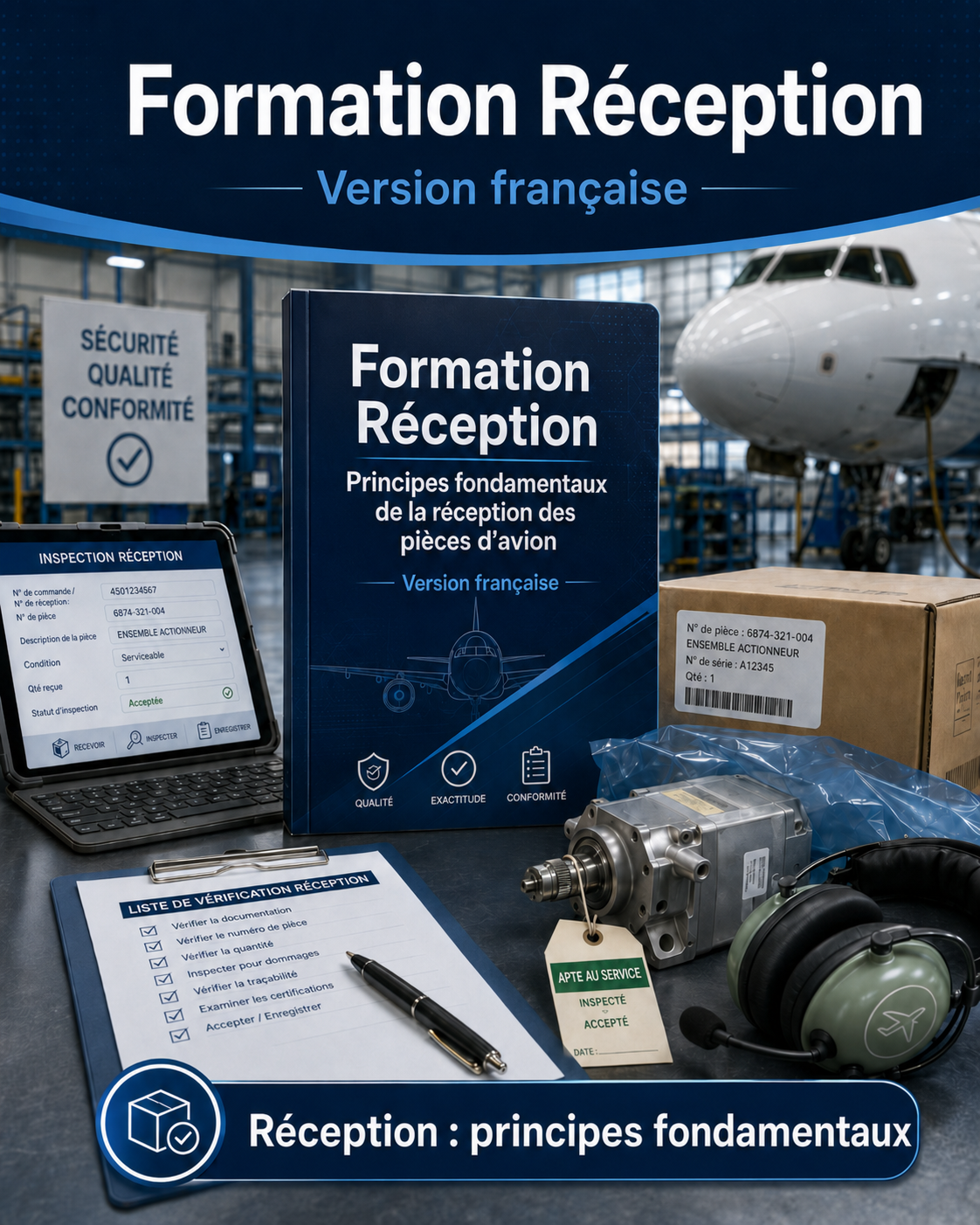 Formation Inspection à la réception des pièces d’aéronef