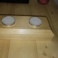 Double Tealight Candle Holder