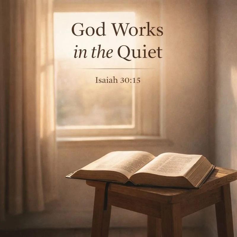 God Works in the Quiet